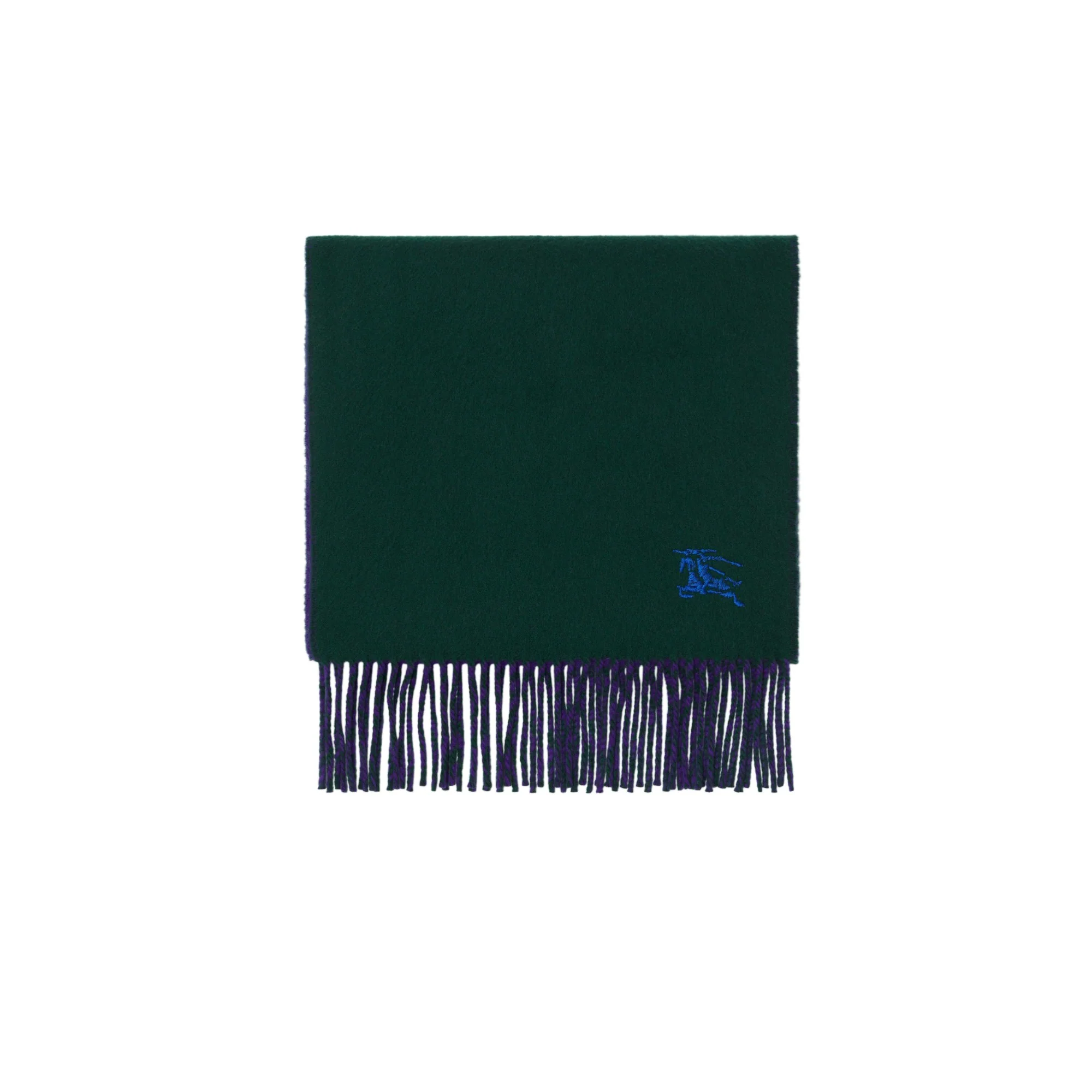 EKD Cashmere Reversible Scarf - Vine/Royal - Image 4