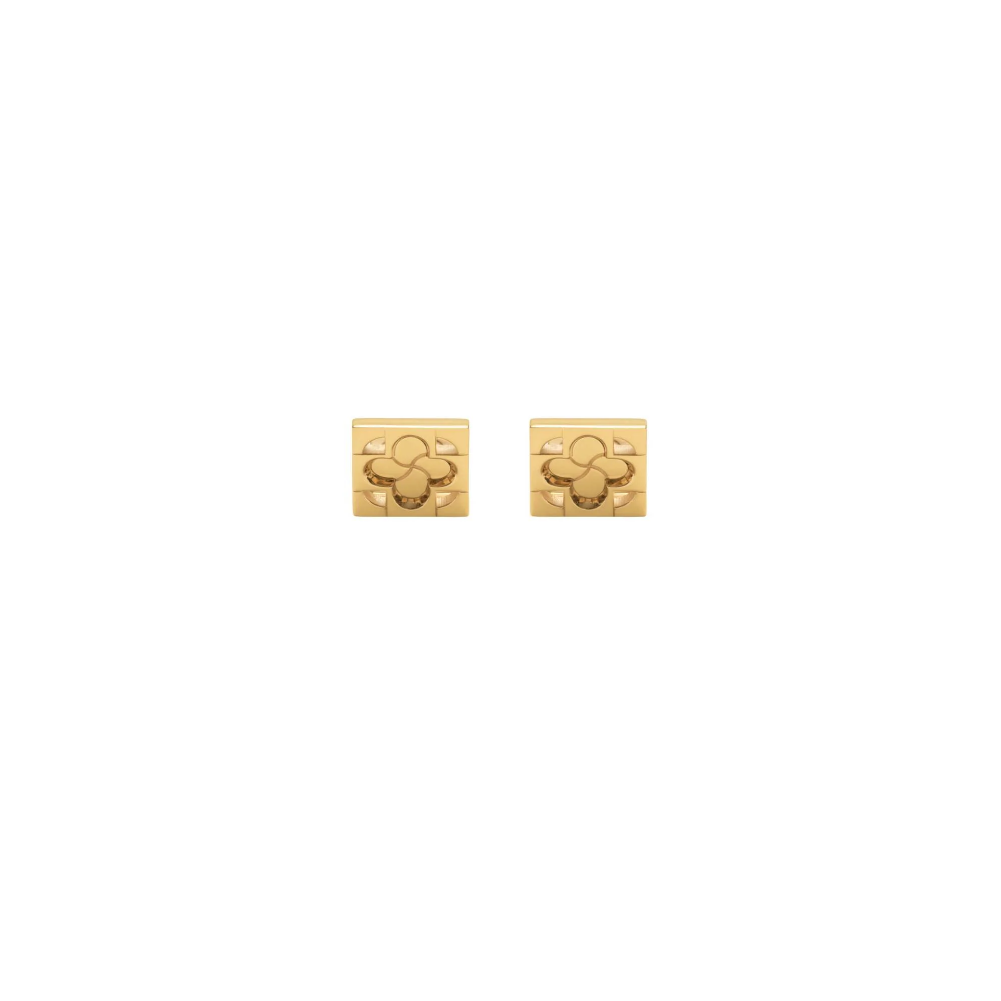 Rose Monogram Cufflinks - Gold - Image 5