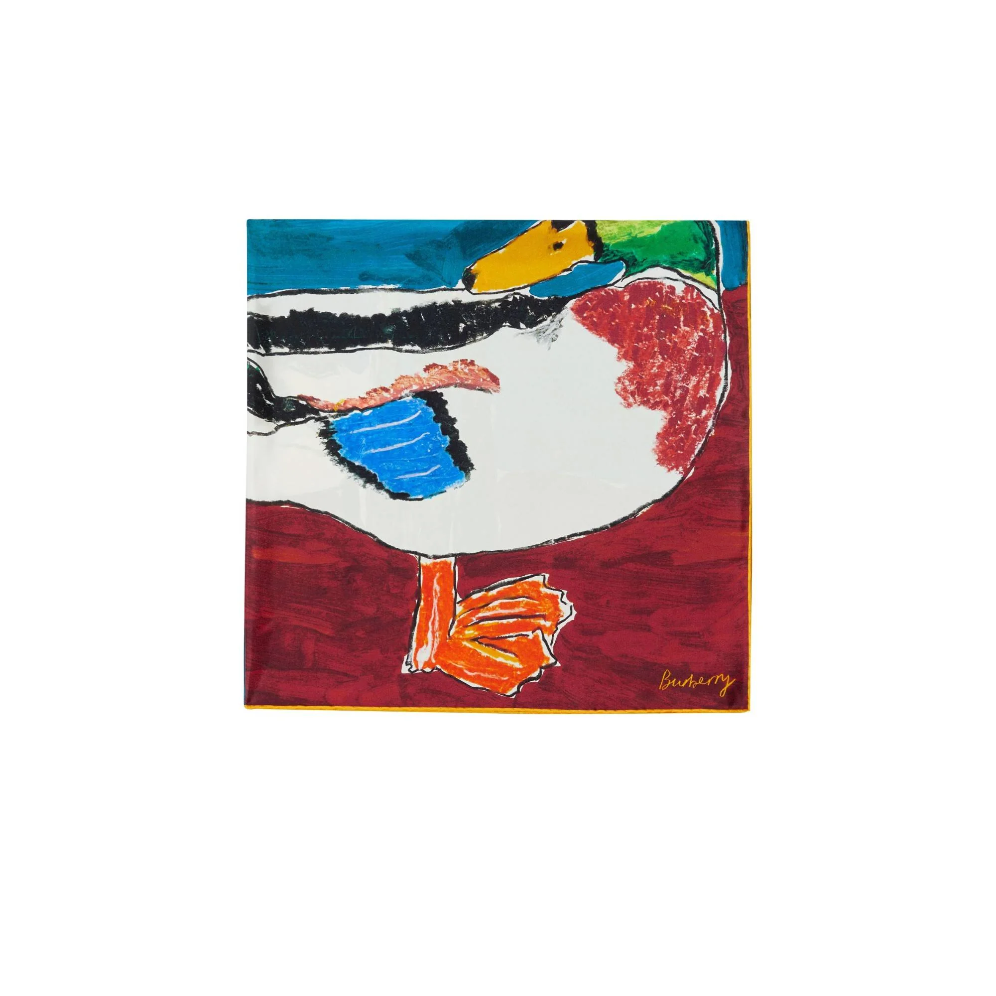 Duck Silk Scarf - Multicolour - Image 3