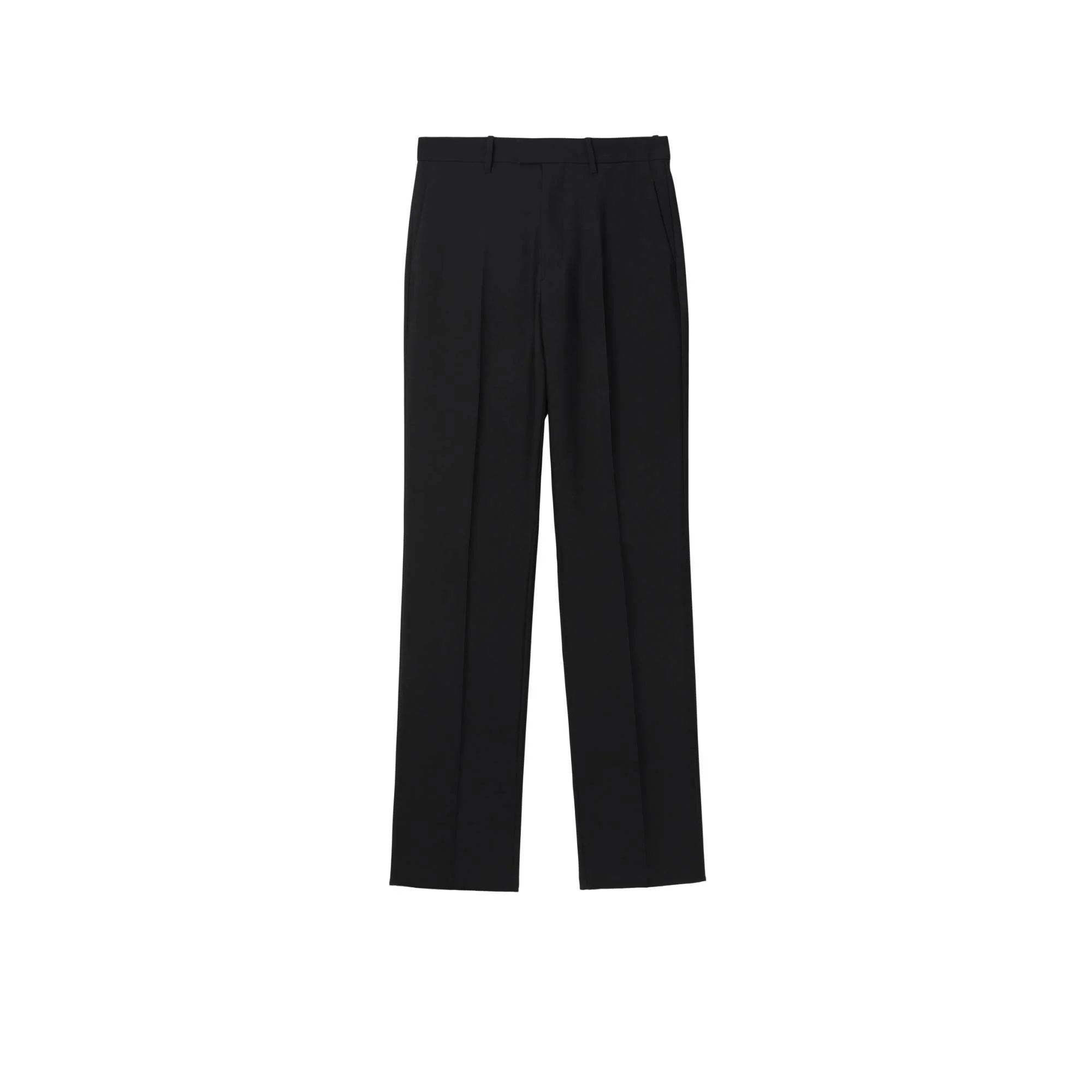 Wool Tailored Trousers - Black