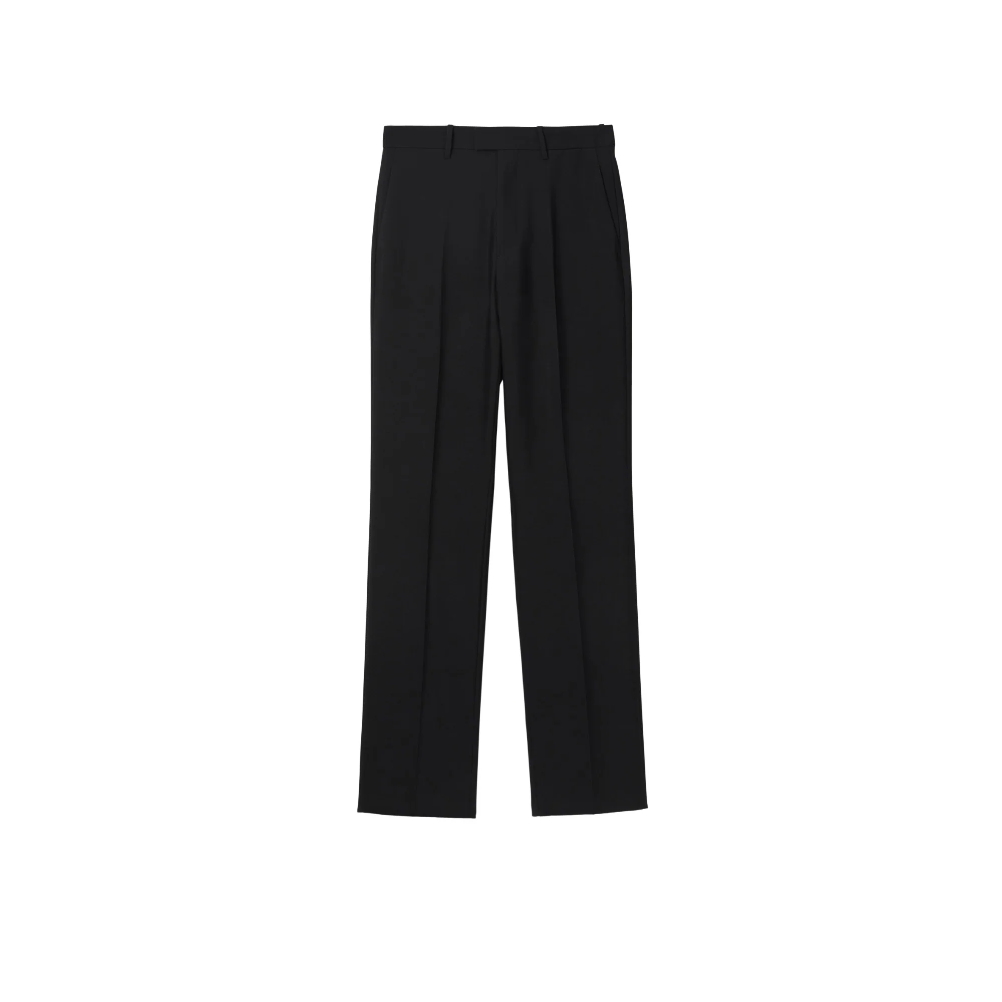 Wool Tailored Trousers - Black