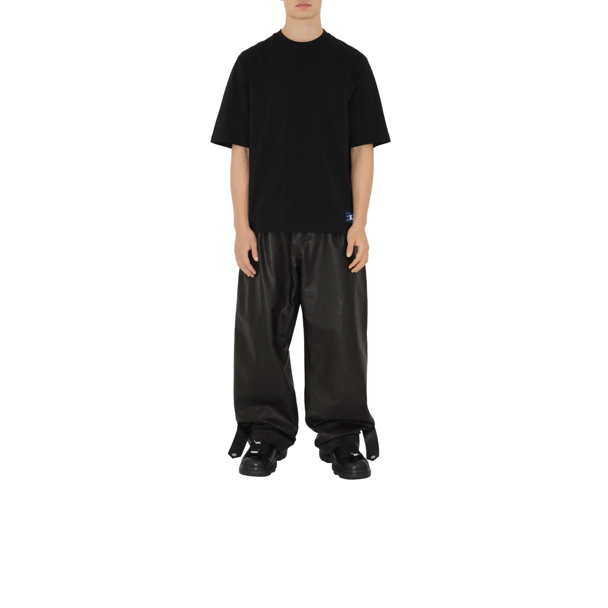 Cotton T-shirt - Black - Image 2