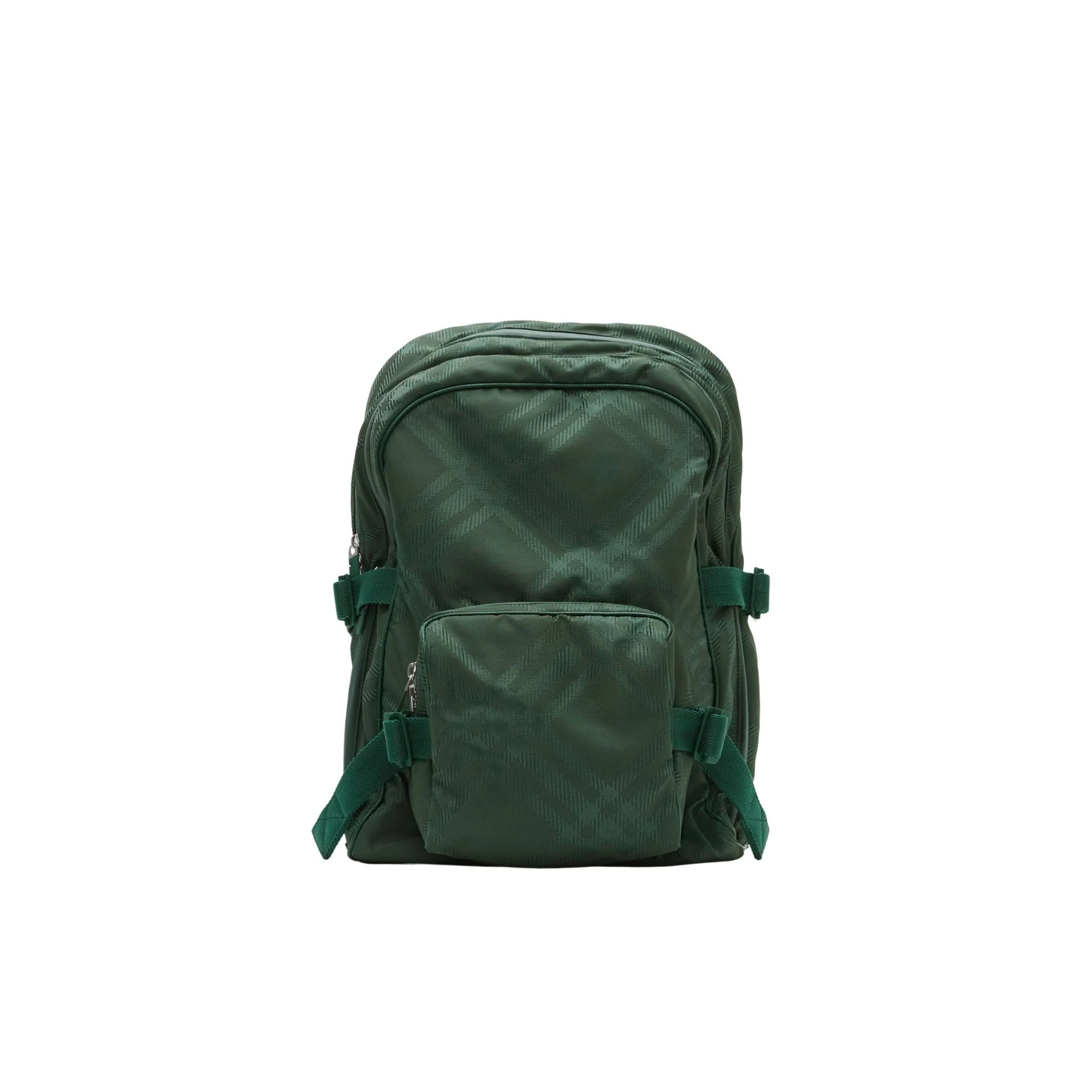 Check Jacquard Backpack - Vine