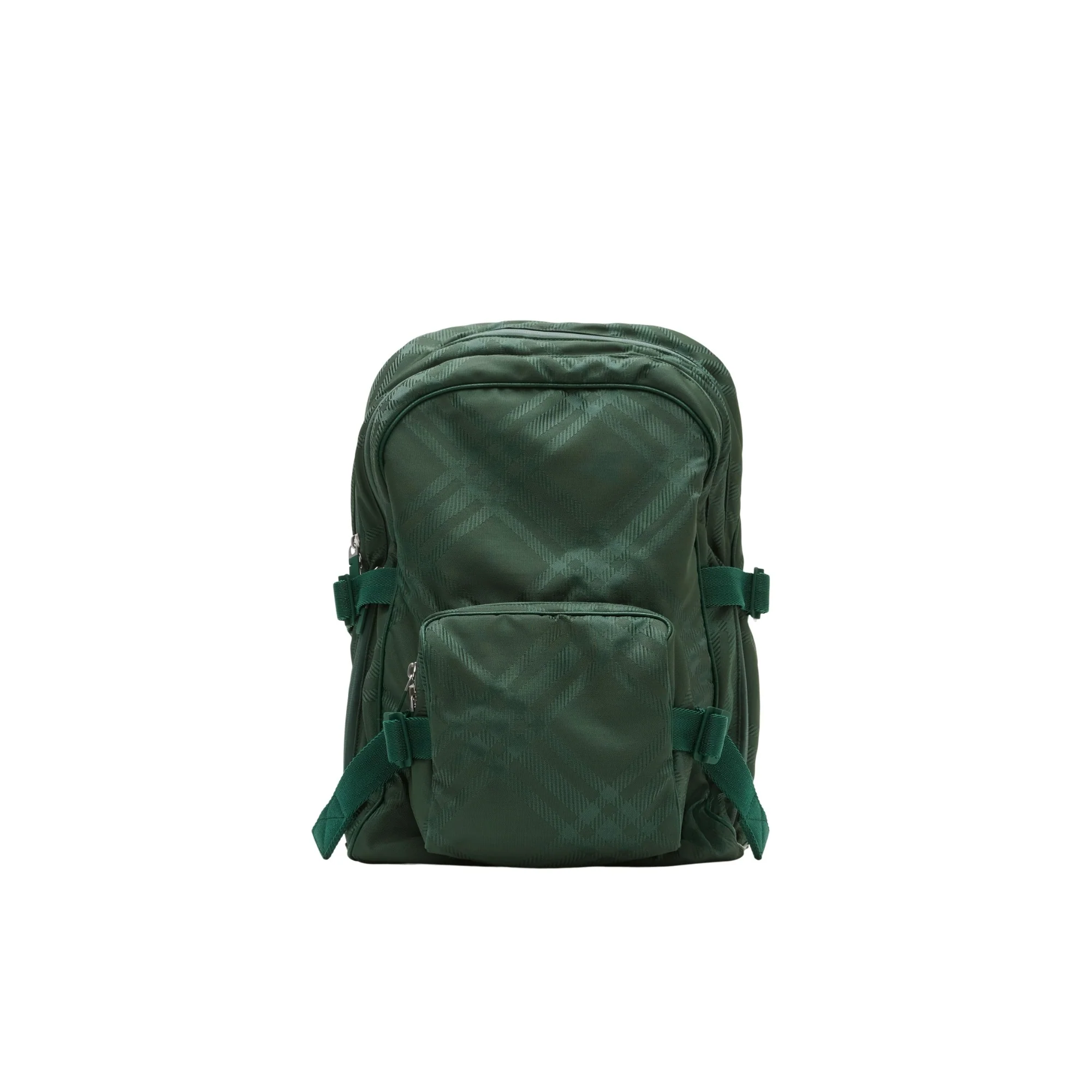 Check Jacquard Backpack - Vine