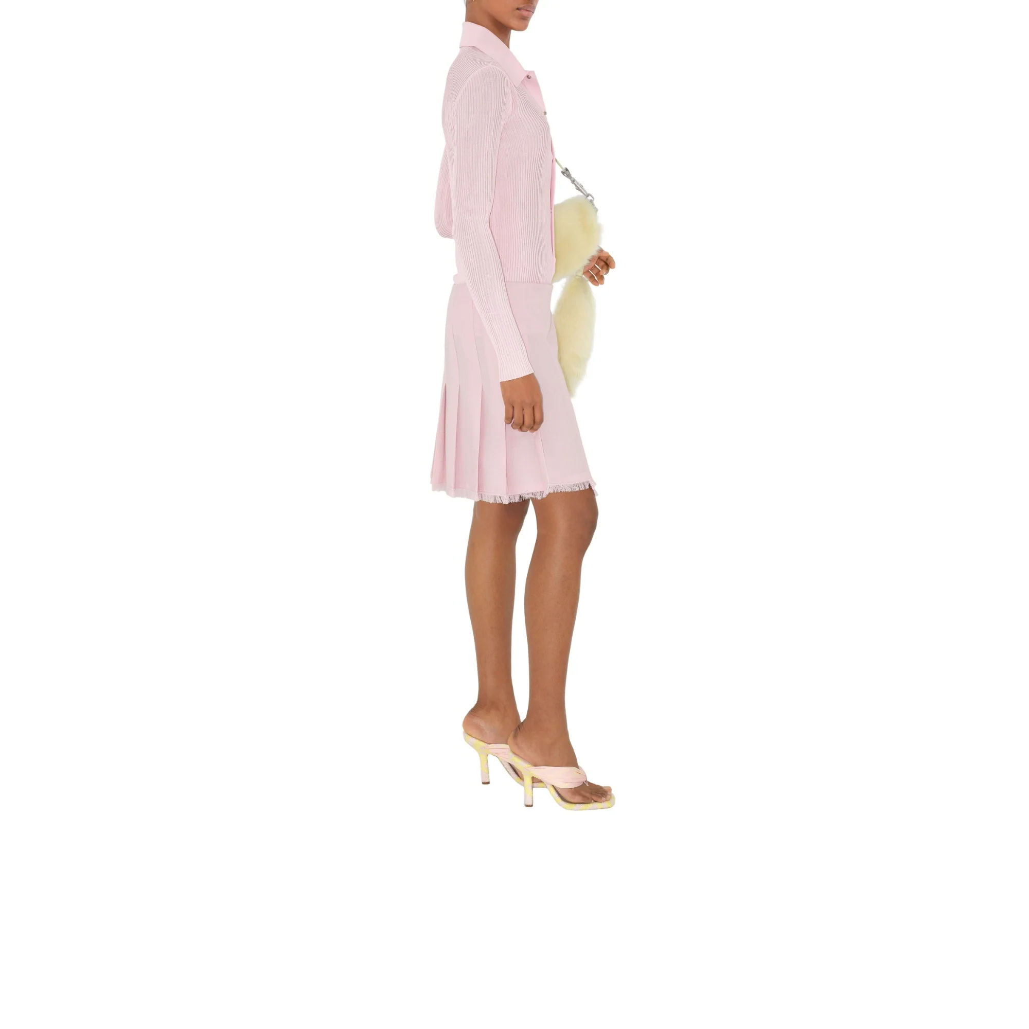 Rib Knit Shirt - Cameo - Image 3