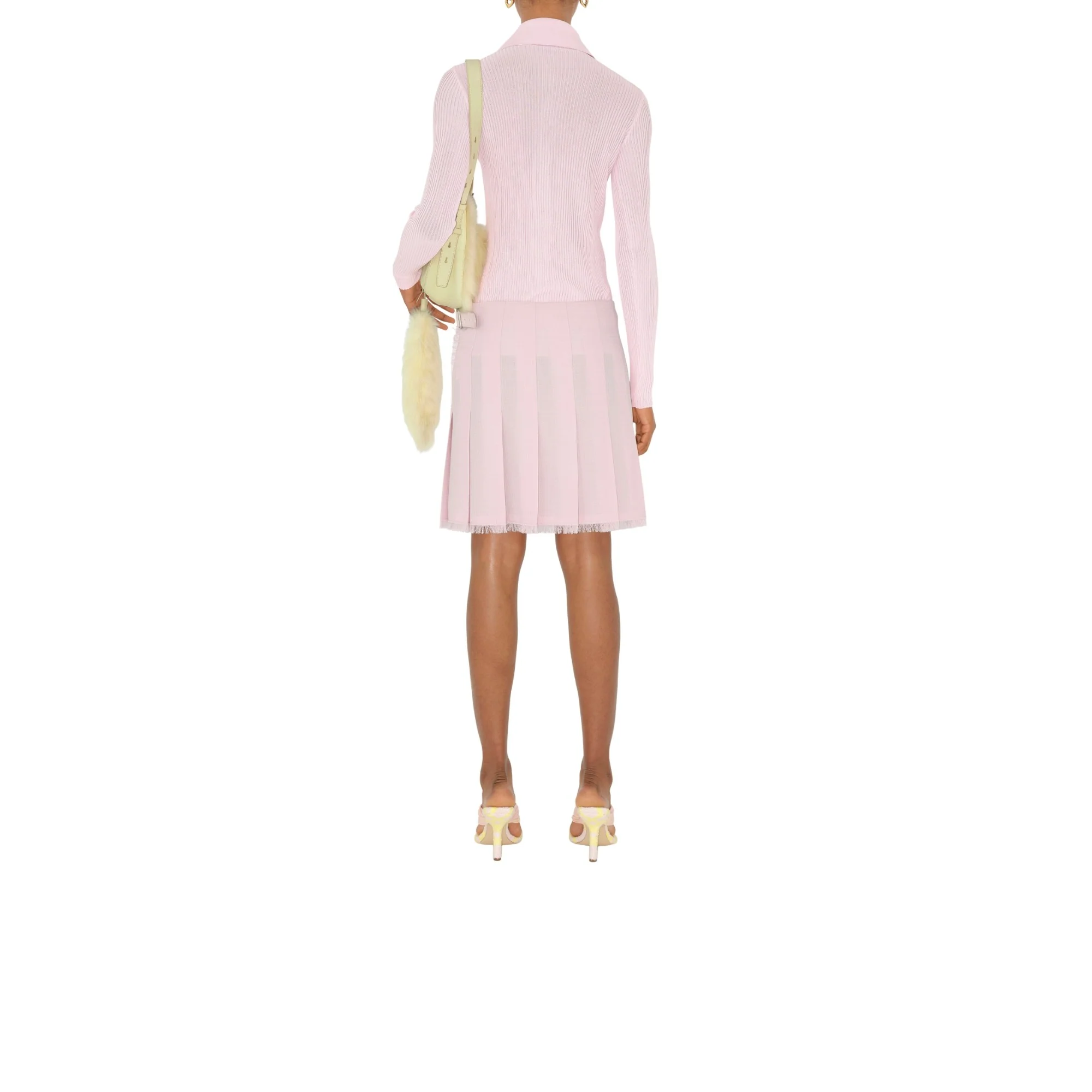 Rib Knit Shirt - Cameo - Image 4