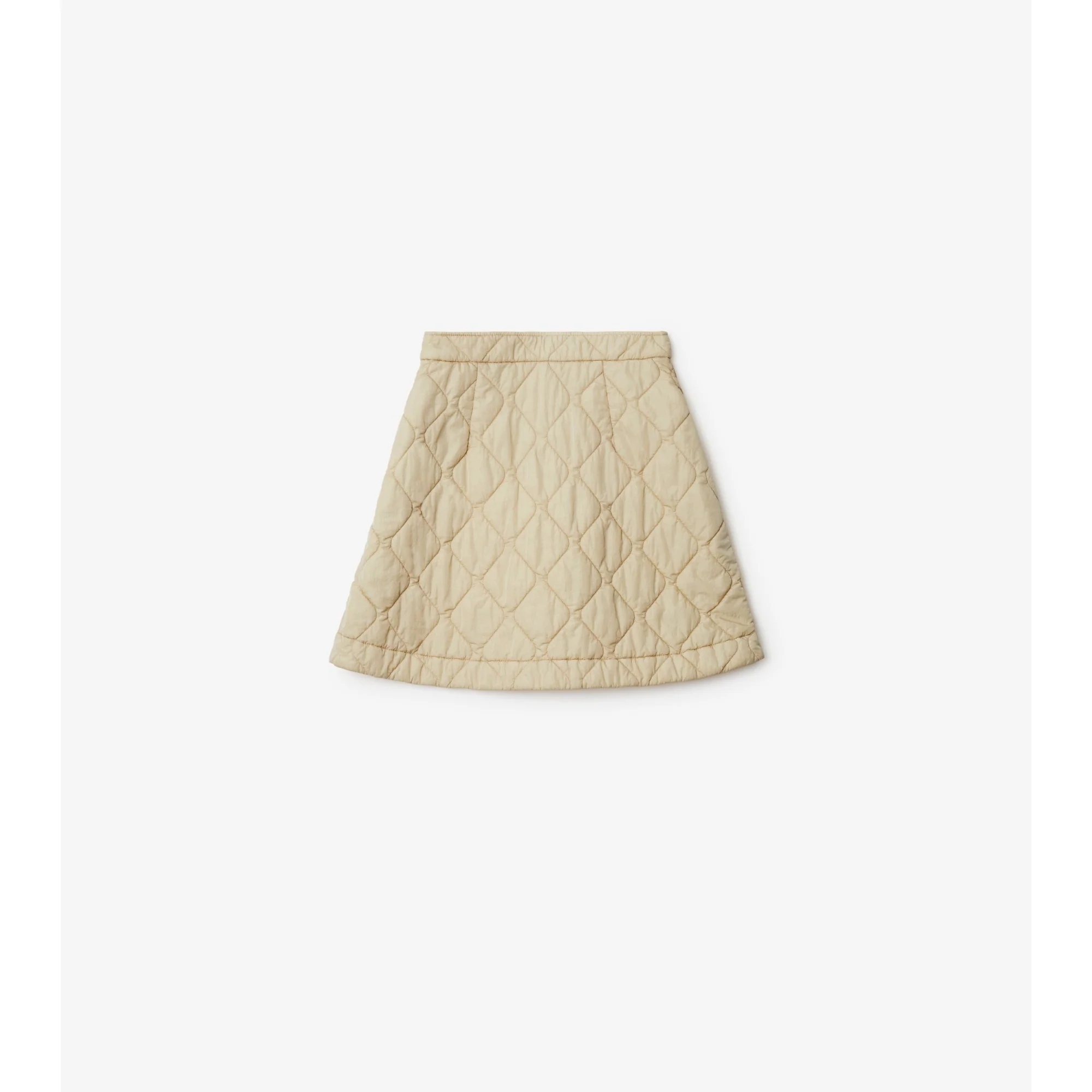 Quilted Nylon Mini Skirt - Soap - Image 5