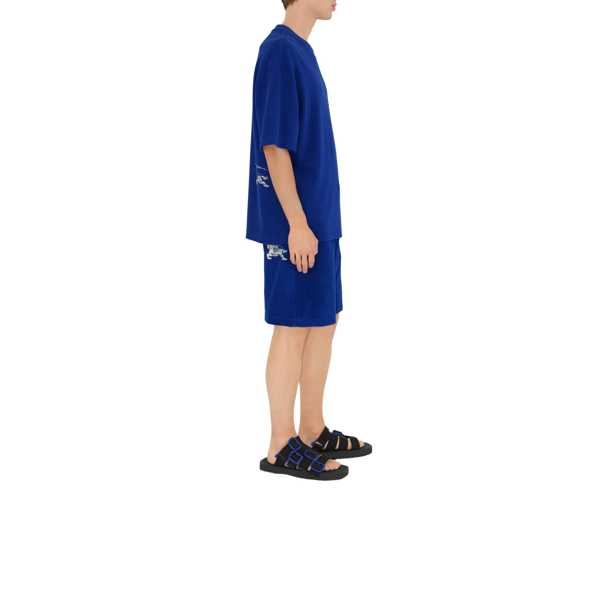 Cotton Towelling T-shirt - Knight - Image 3