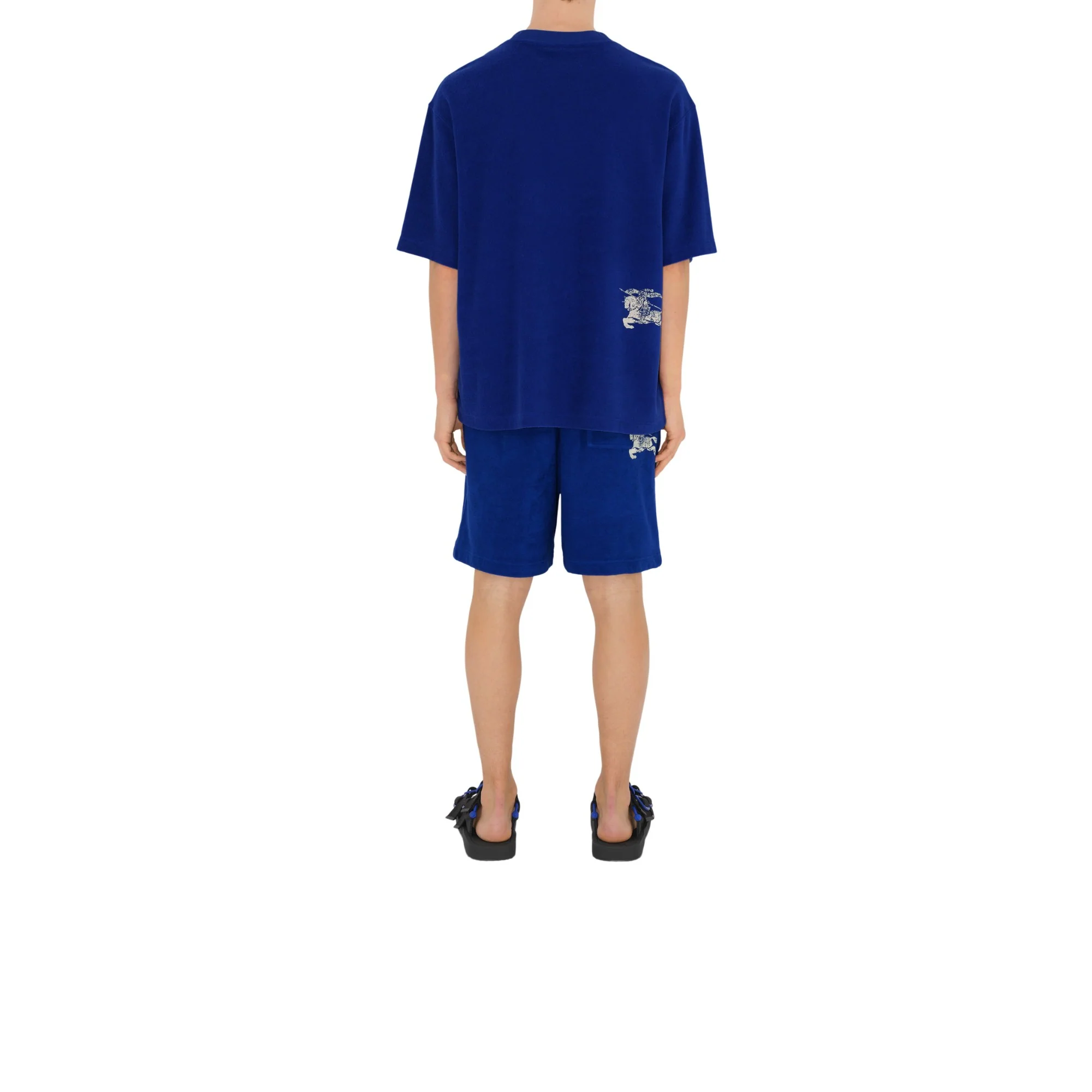 Cotton Towelling T-shirt - Knight - Image 4