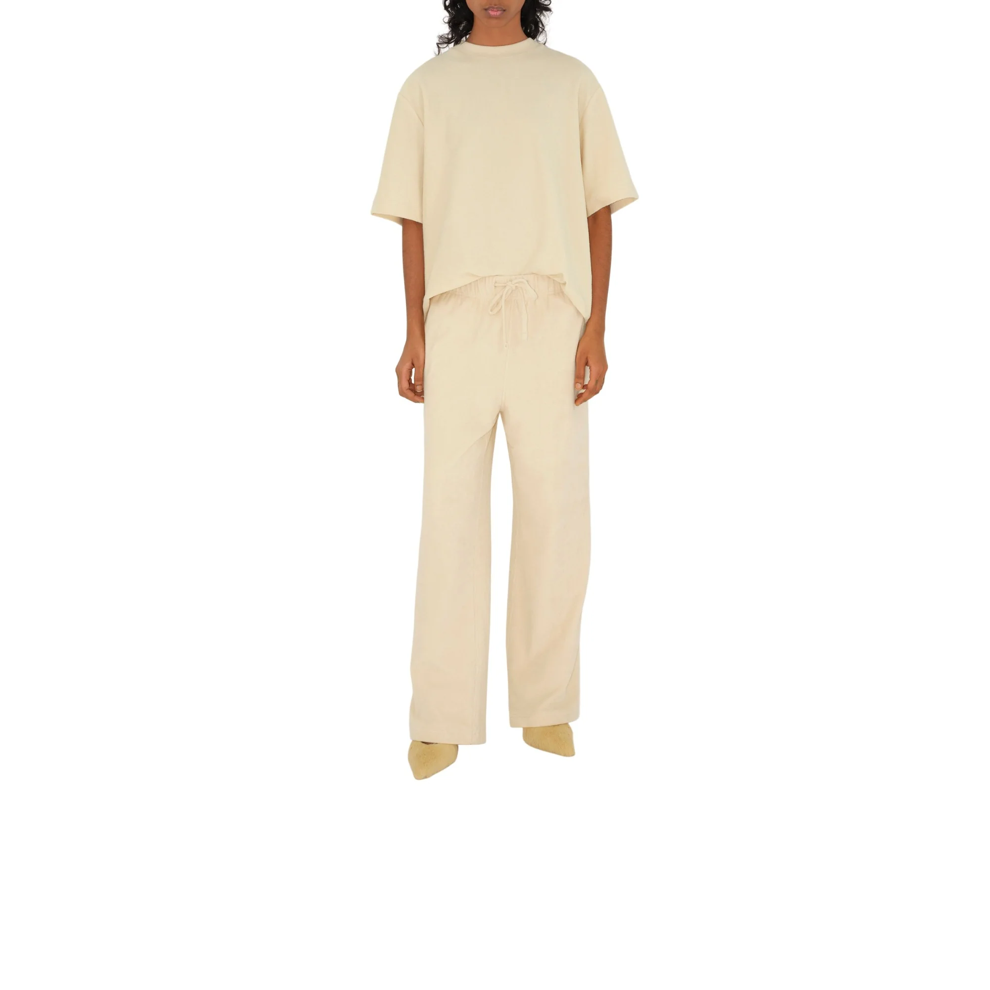 Cotton Towelling T-shirt - Calico - Image 2