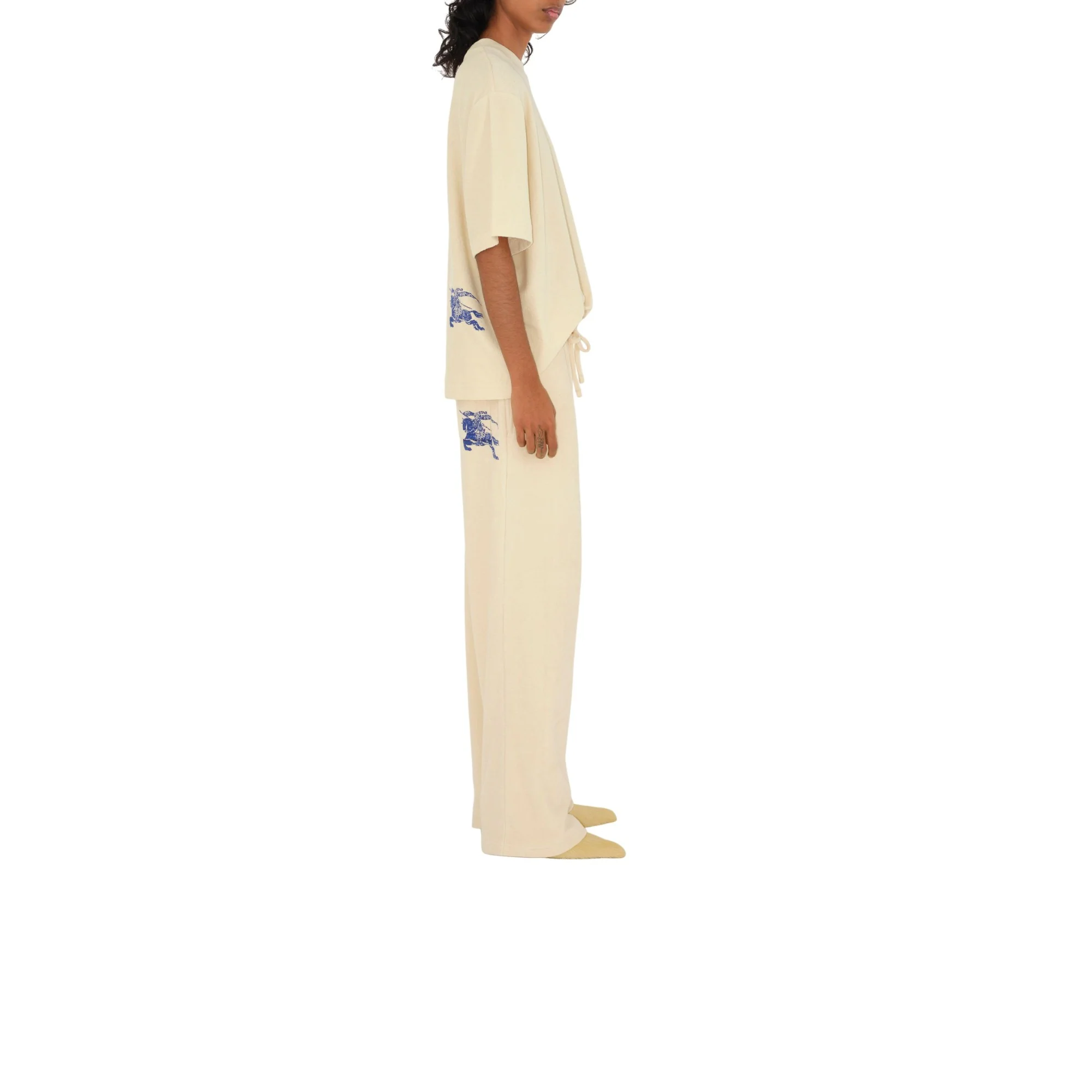 Cotton Towelling T-shirt - Calico - Image 3