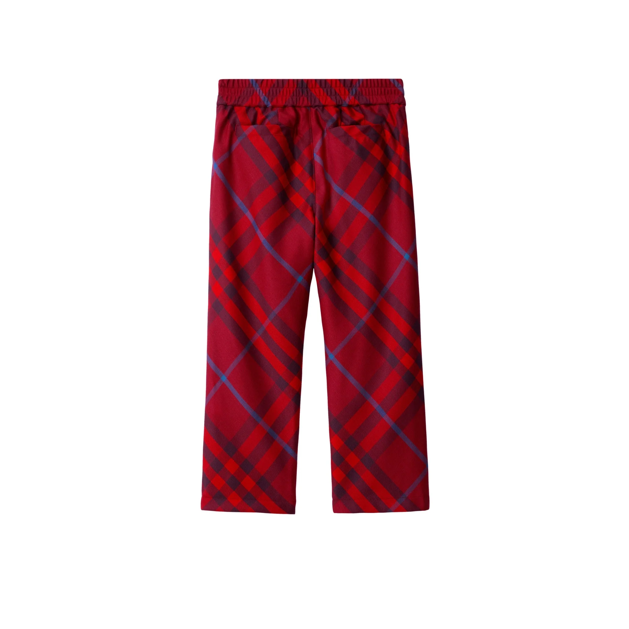 Check Cotton Track Pants - Crimson IP Check - Image 2