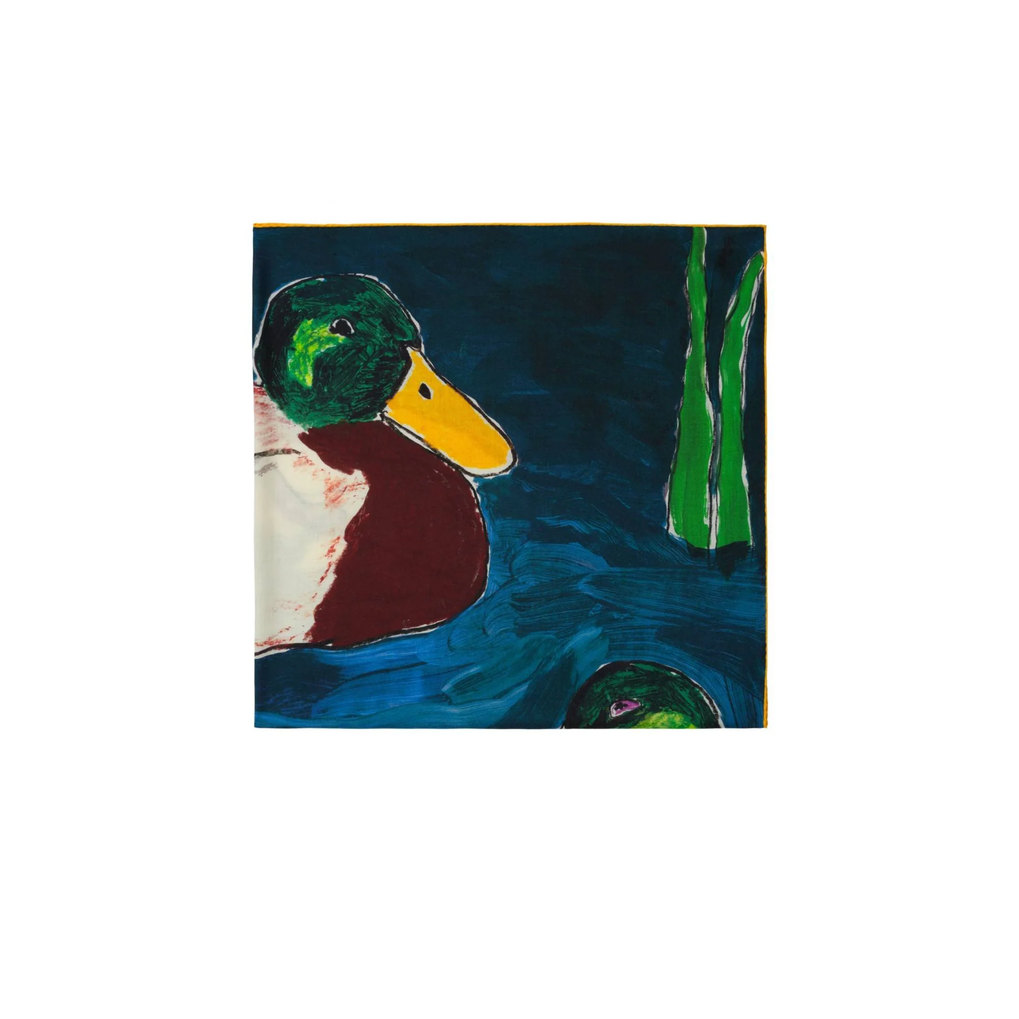 Duck Cashmere Silk Scarf - Multicolour - Image 2