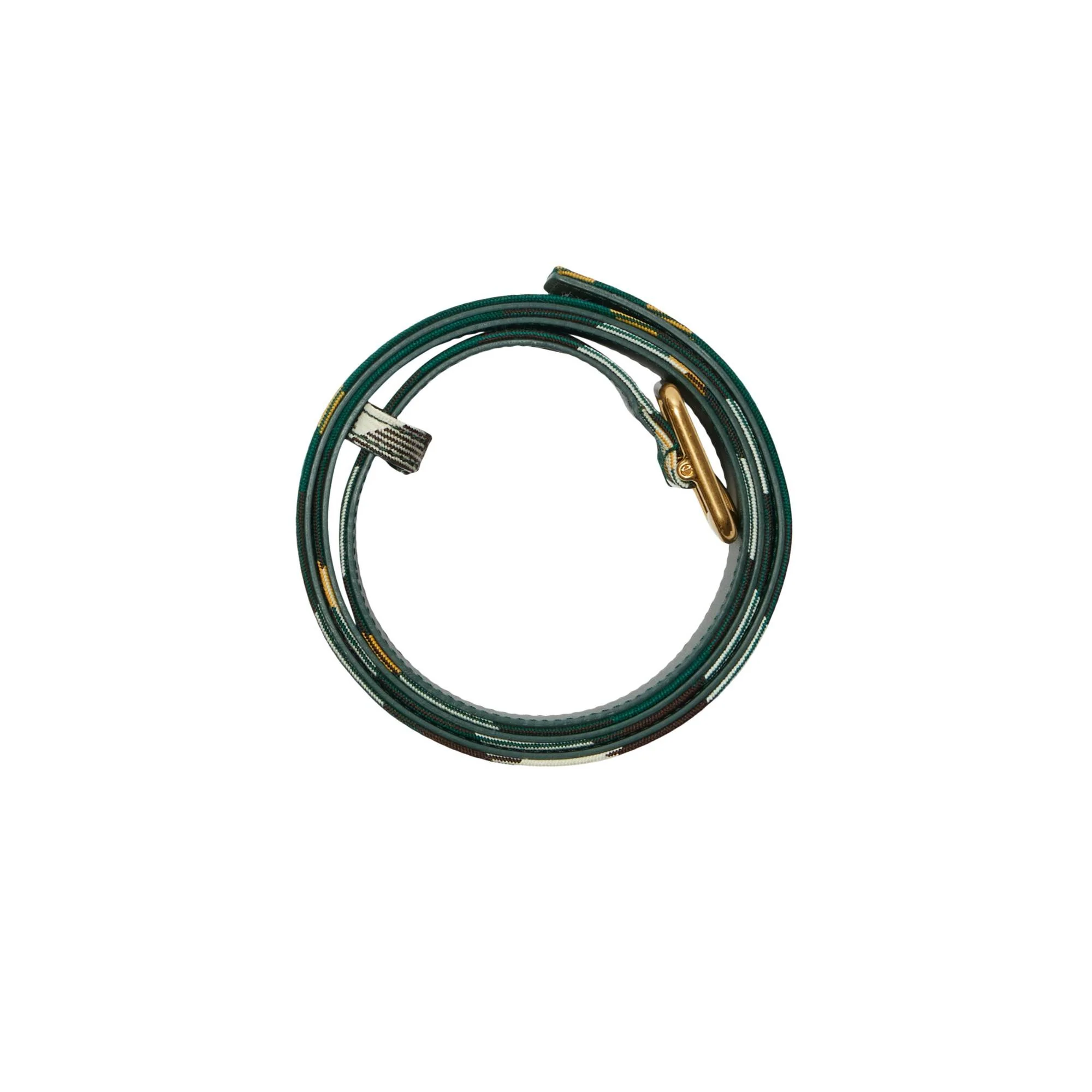 Check B Buckle Belt - Ivy - Image 3