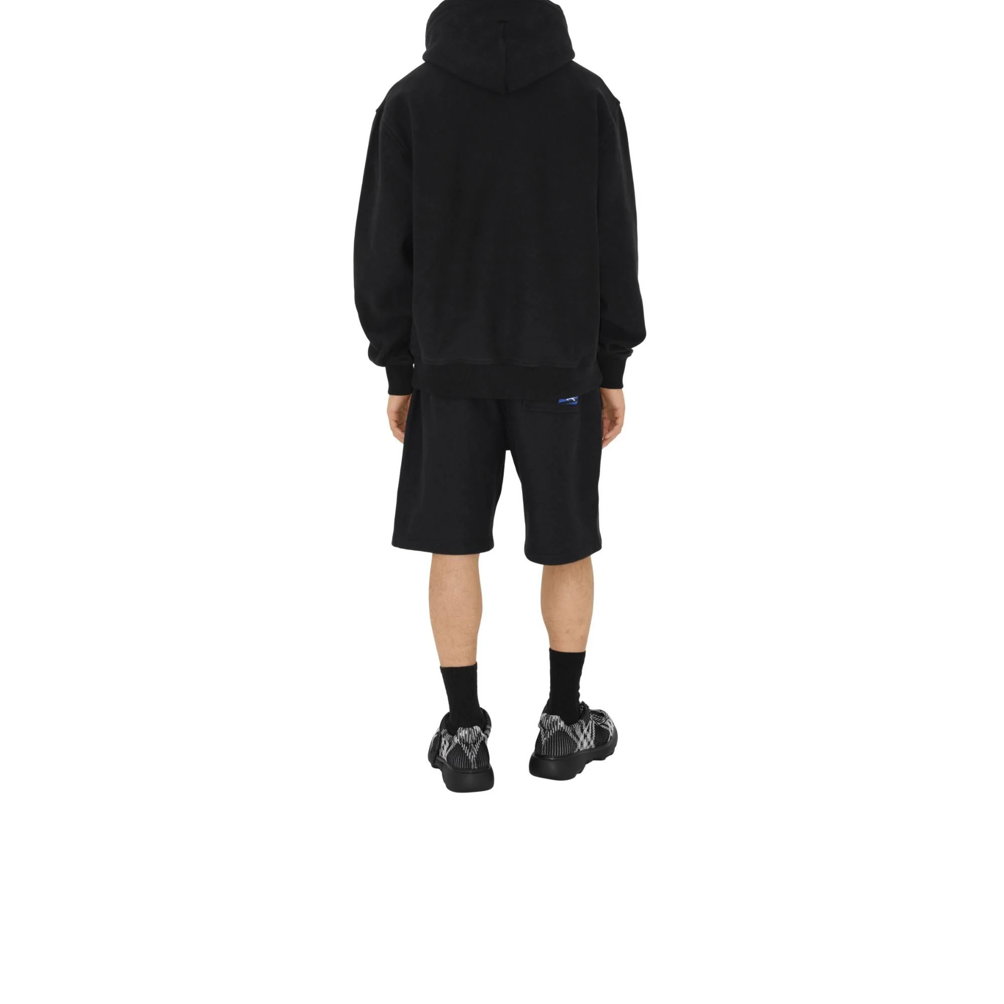 Cotton Hoodie - Black - Image 4