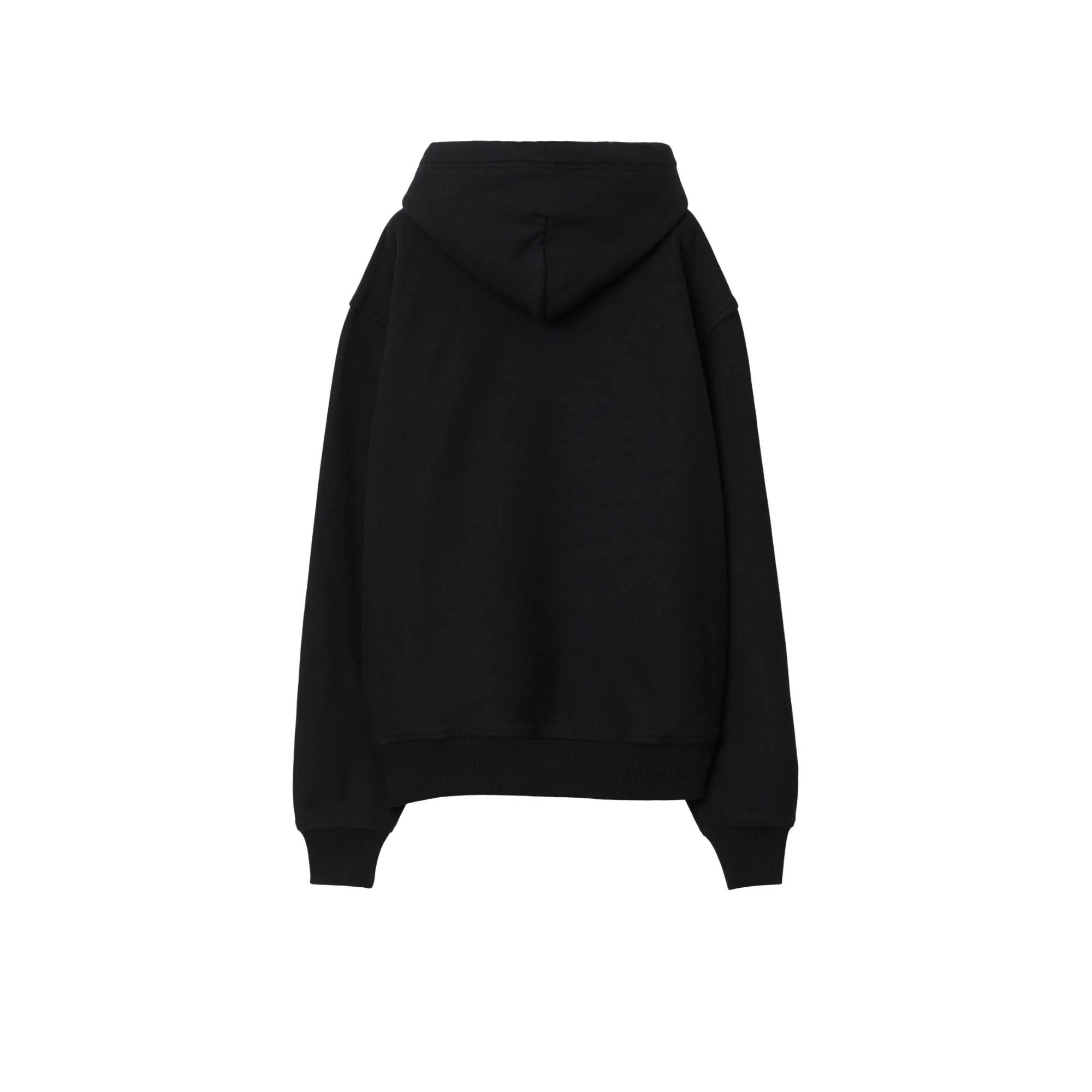 Cotton Hoodie - Black - Image 5