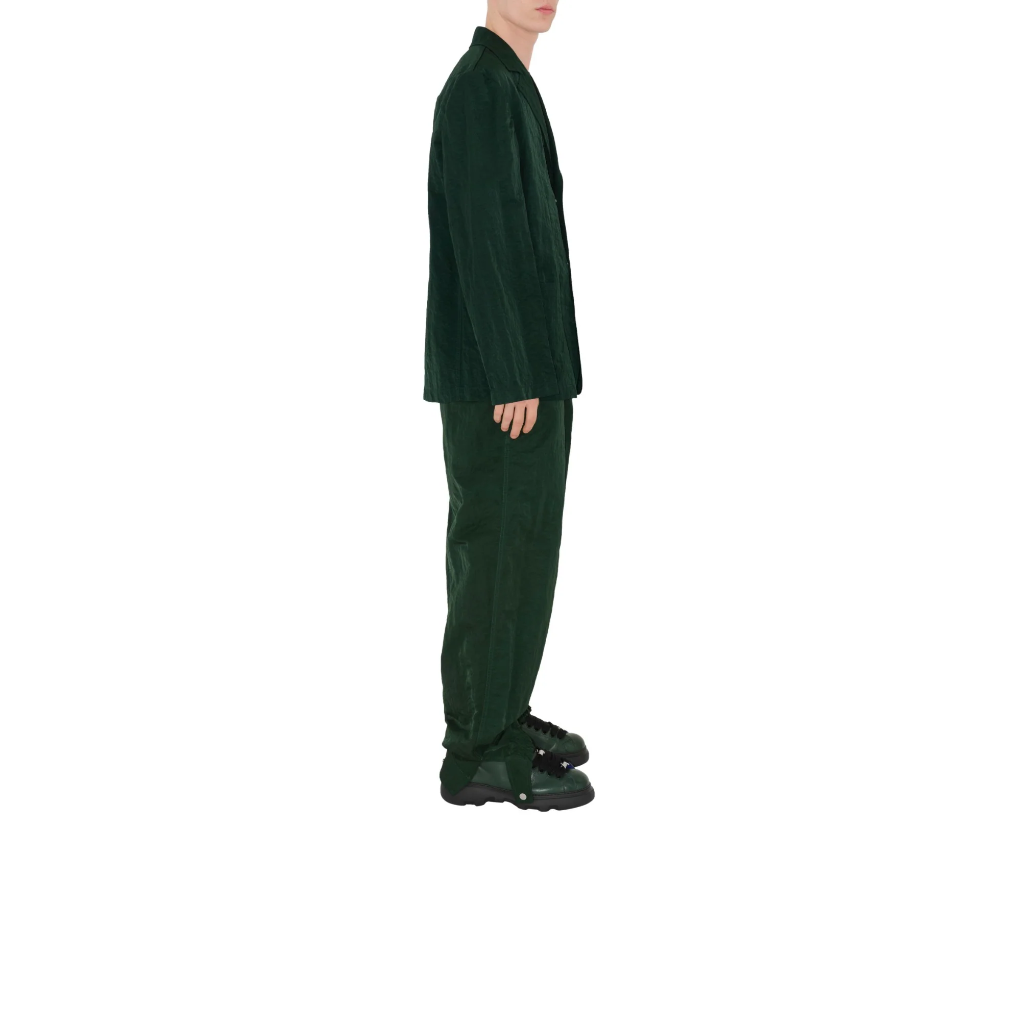 Nylon Tailored Jacket - Ivy - Image 4