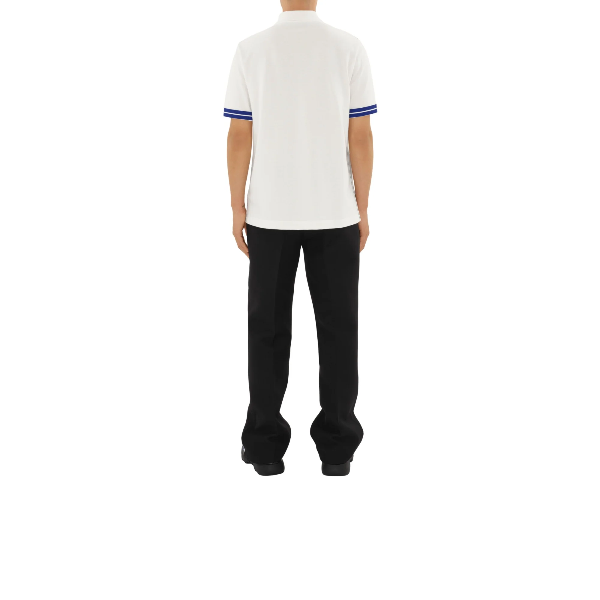 Cotton Polo Shirt - Chalk - Image 4