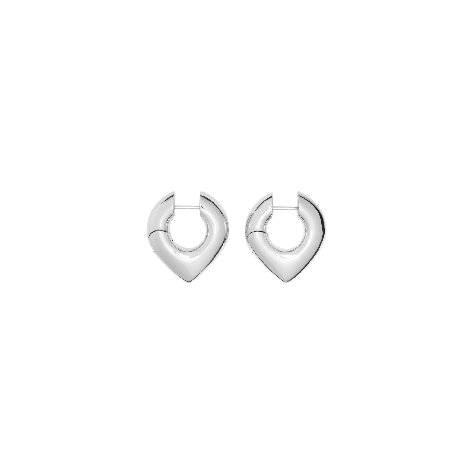 Thorn Hoop Earrings - Silver