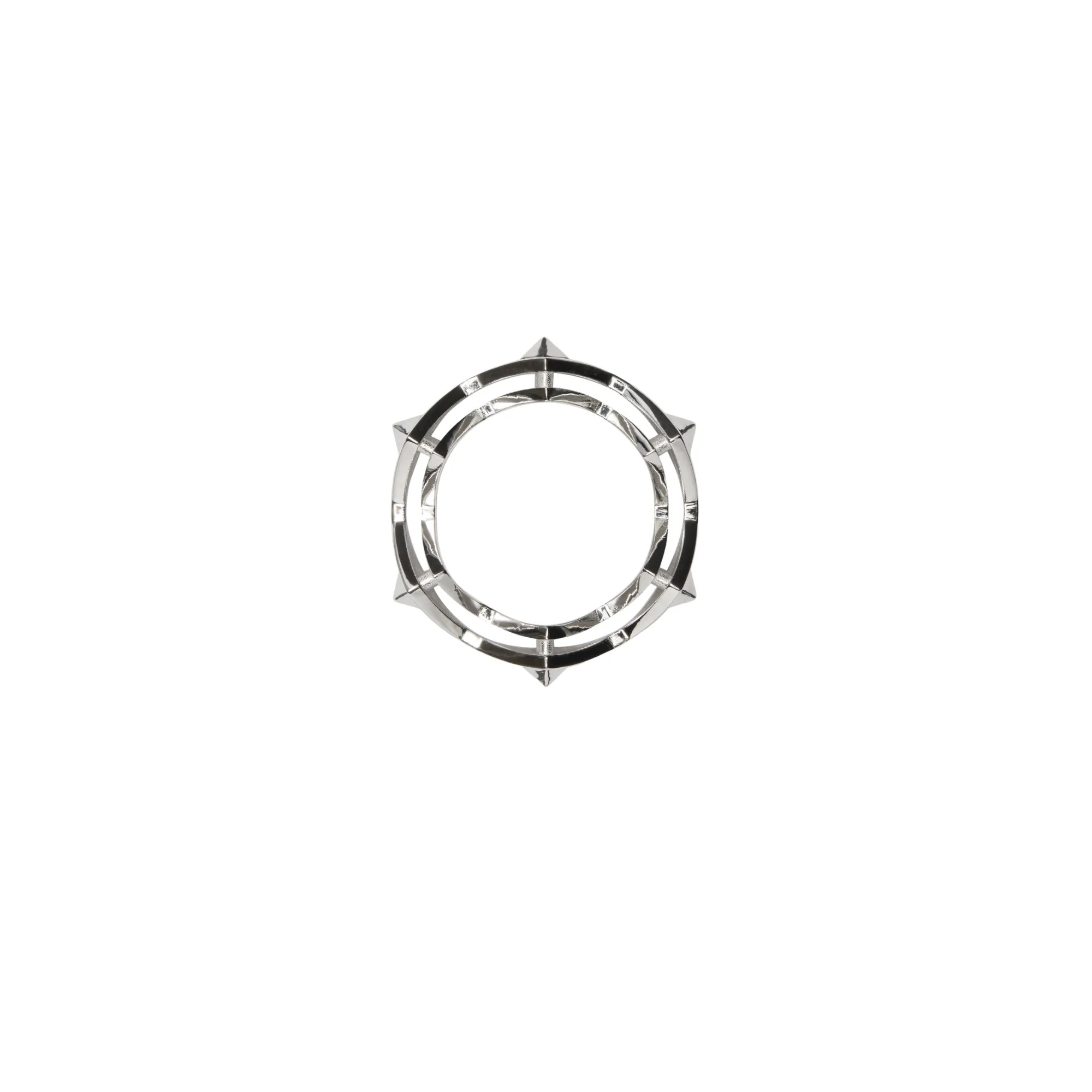 Hollow Stacking Ring - Silver - Image 2