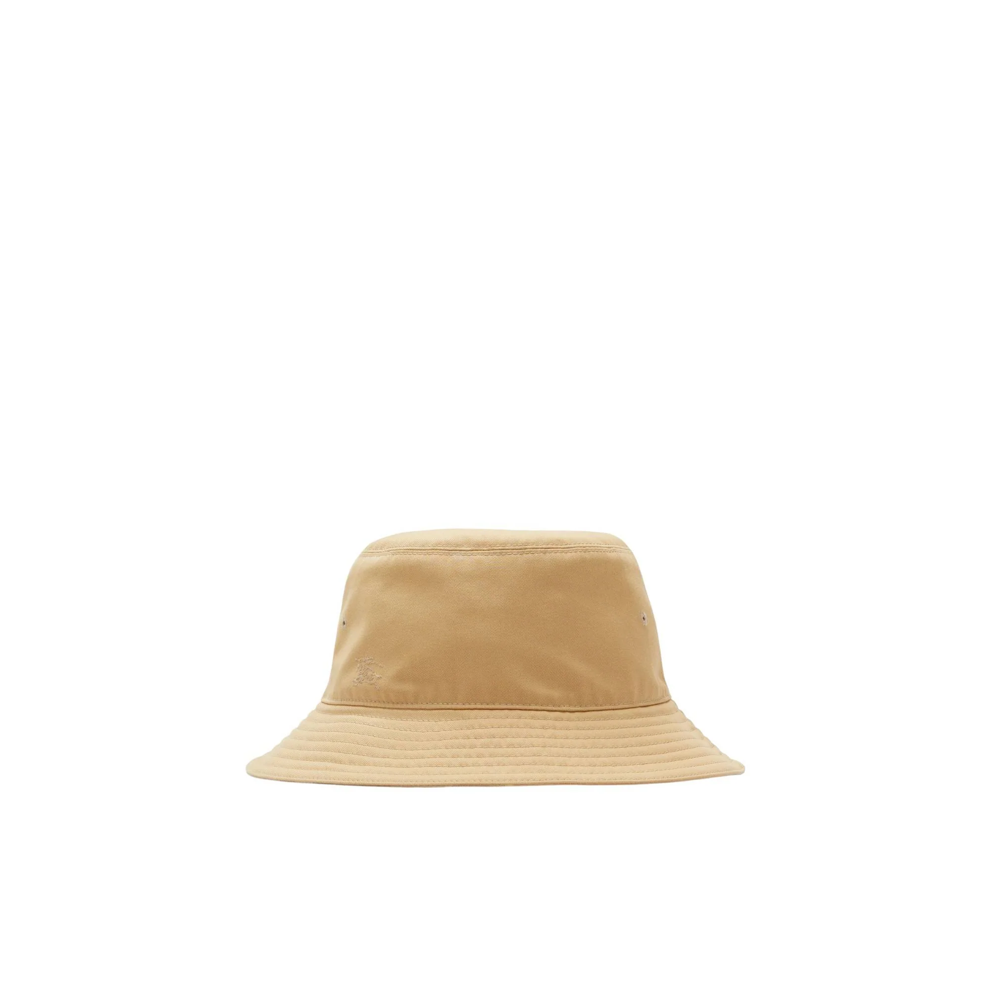 Reversible Cotton Blend Bucket Hat - Flax