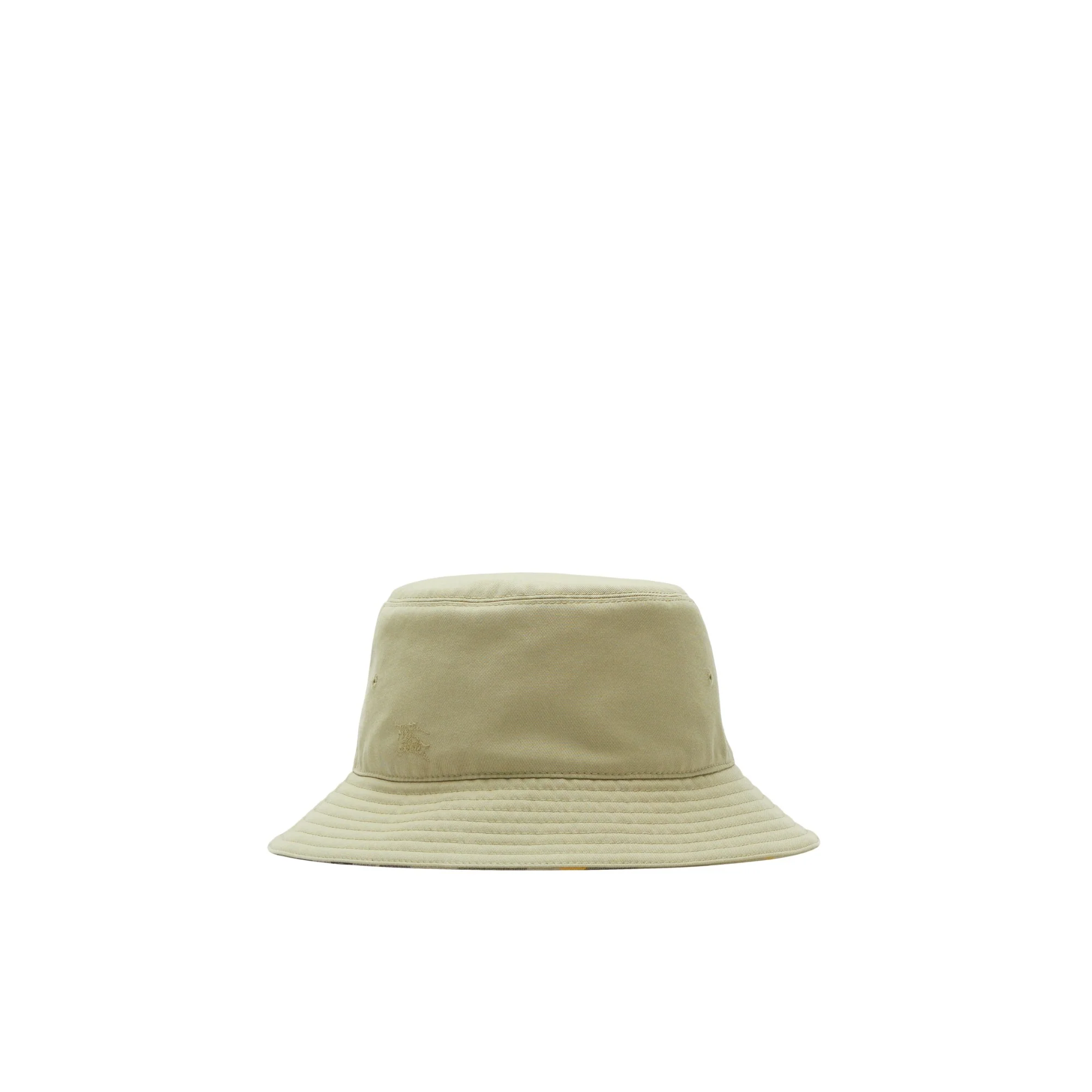 Reversible Cotton Blend Bucket Hat - Hunter