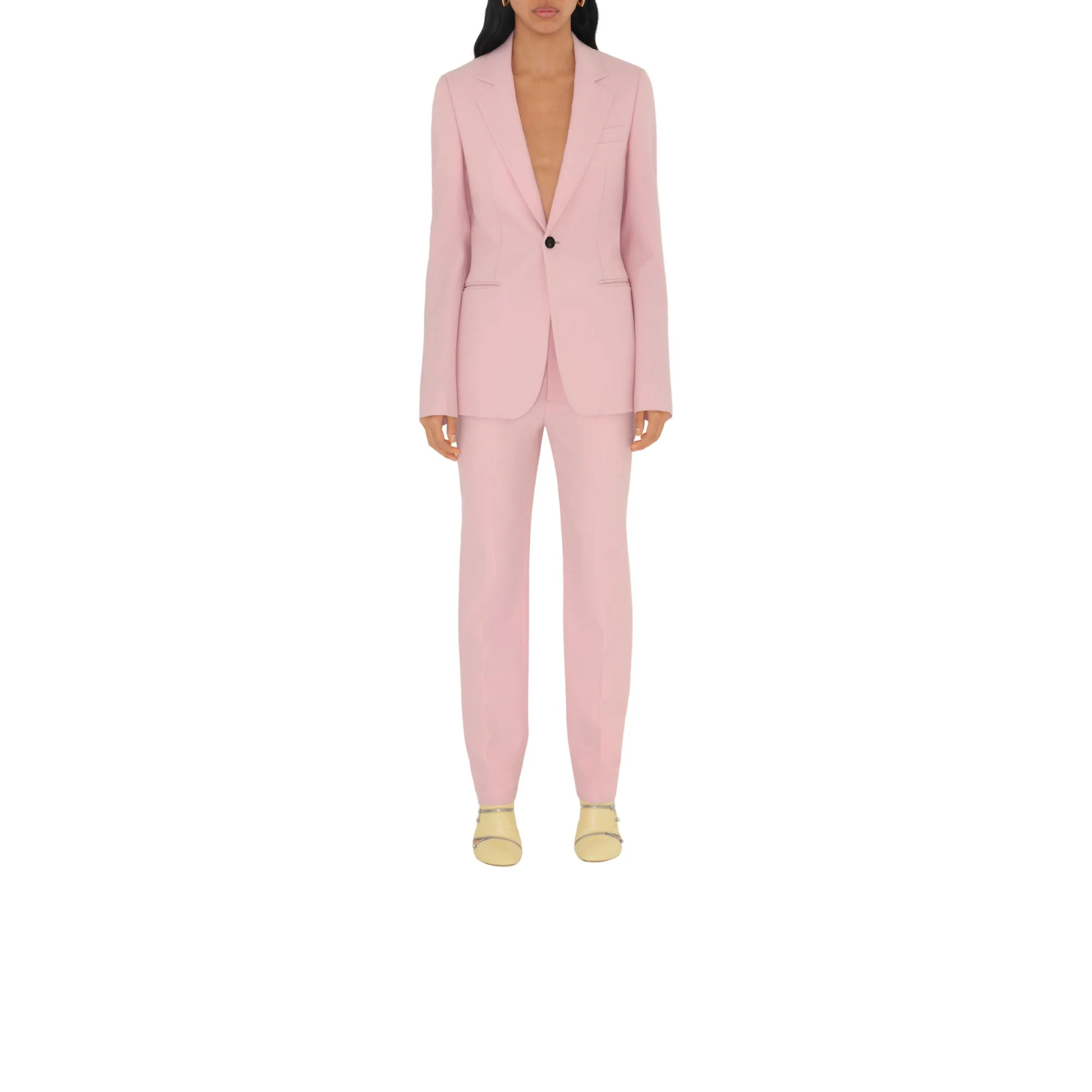 Wool Tailored Jacket - Cameo - Image 2