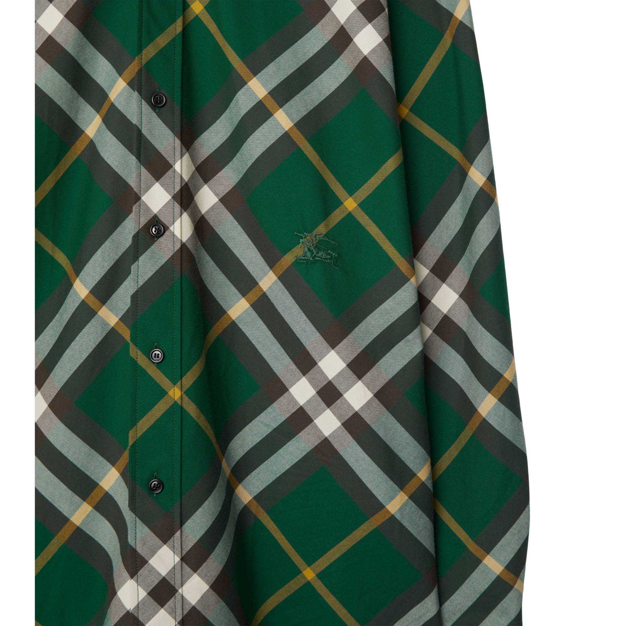 Check Cotton Shirt - Ivy IP Check - Image 6