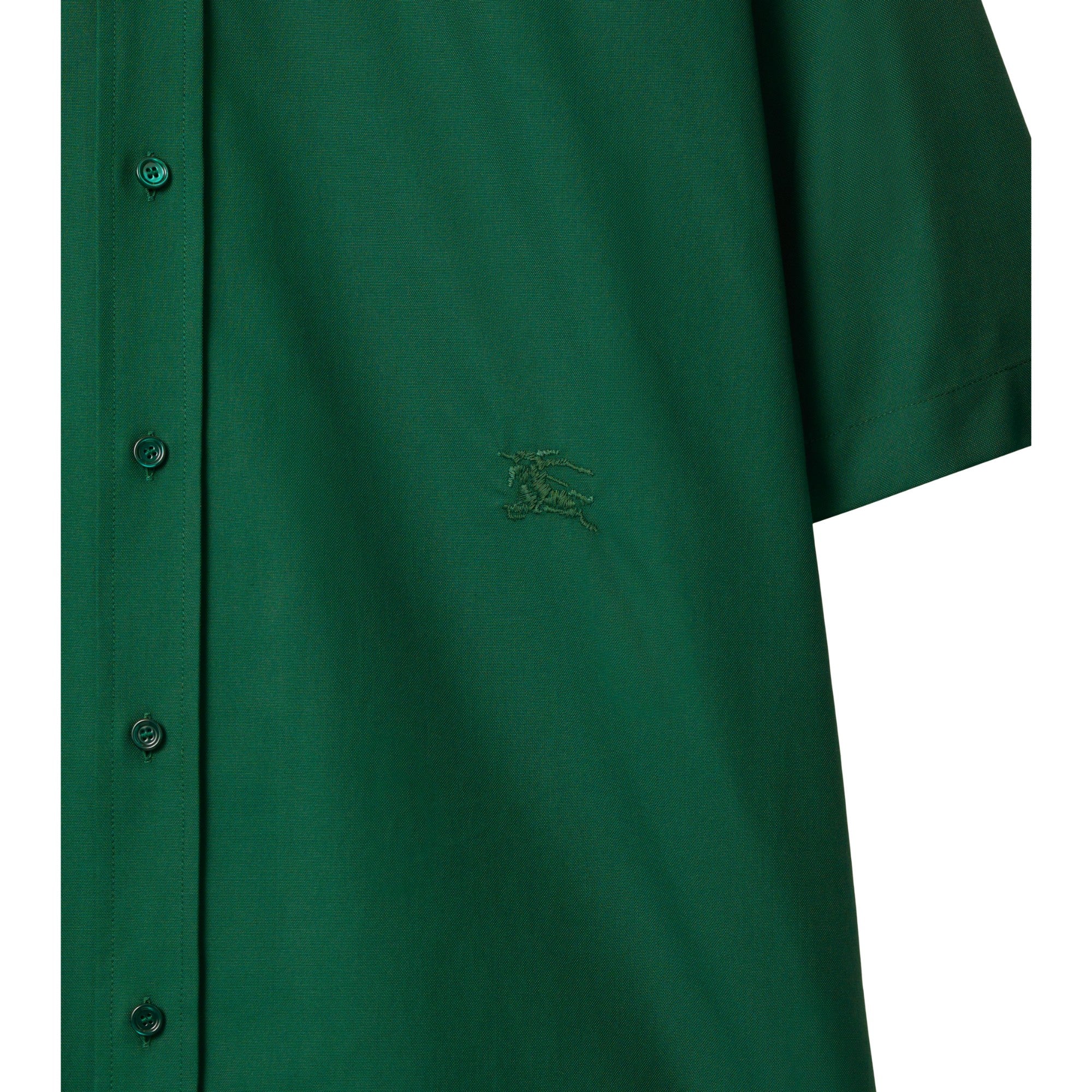 Cotton Oxford Shirt - Ivy - Image 6