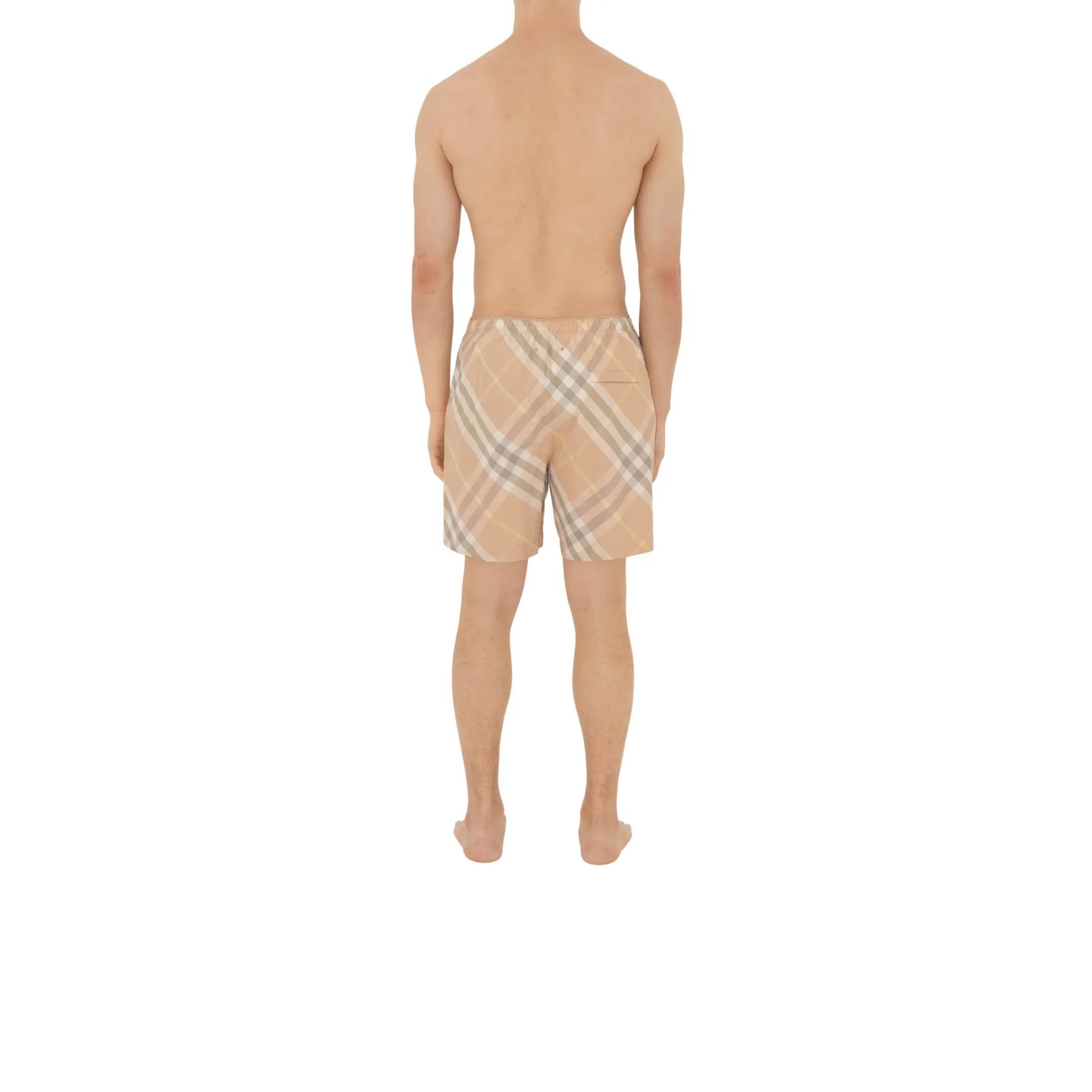 Check Swim Shorts - Flax IP Check - Image 4
