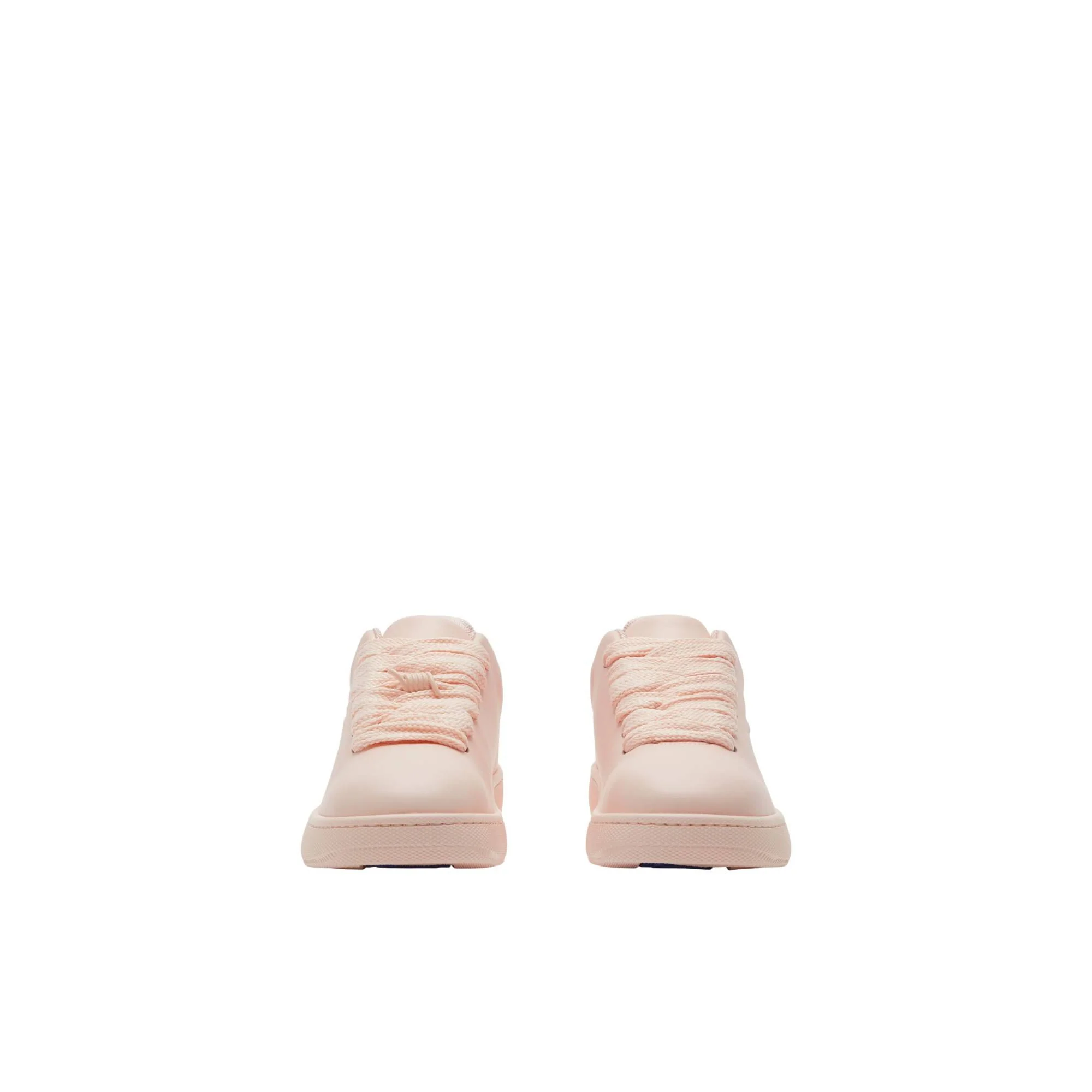 Leather Box Sneakers - Baby Neon - Image 3