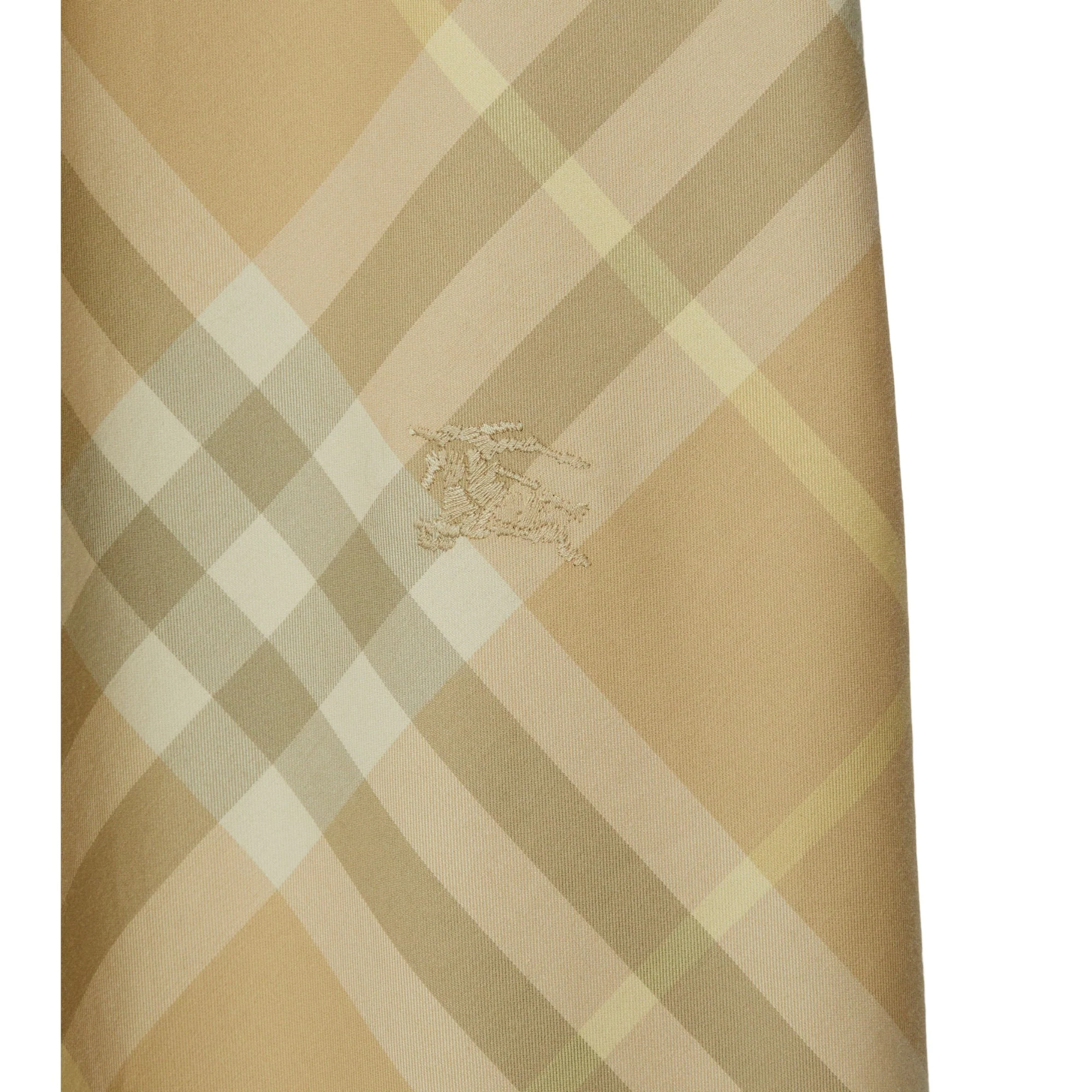 Check Cotton Shirt Dress - Flax IP Check - Image 6