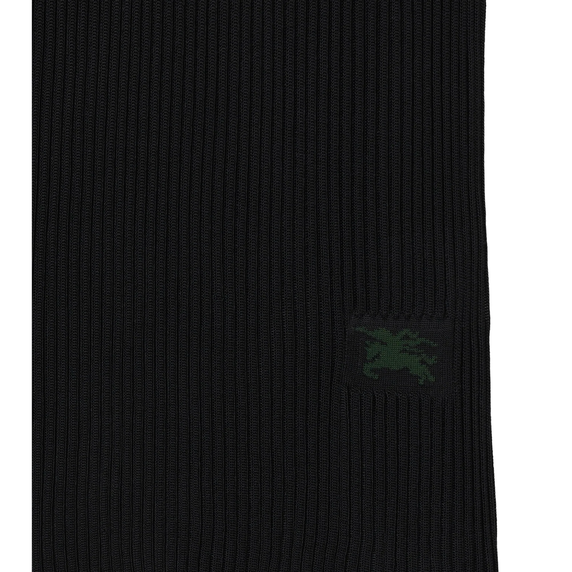 Rib Knit Vest - Black - Image 6