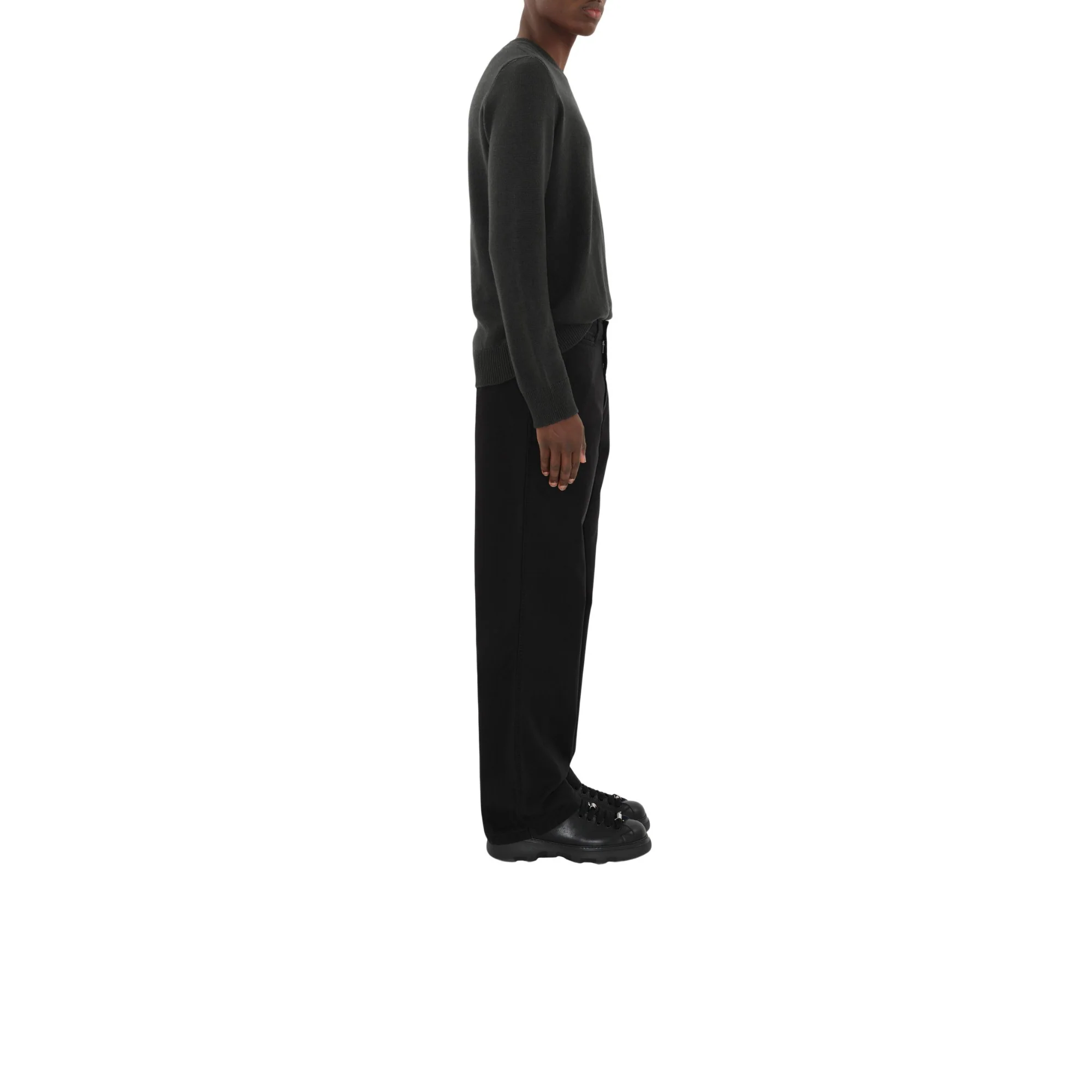 Cotton Chinos - Black - Image 3