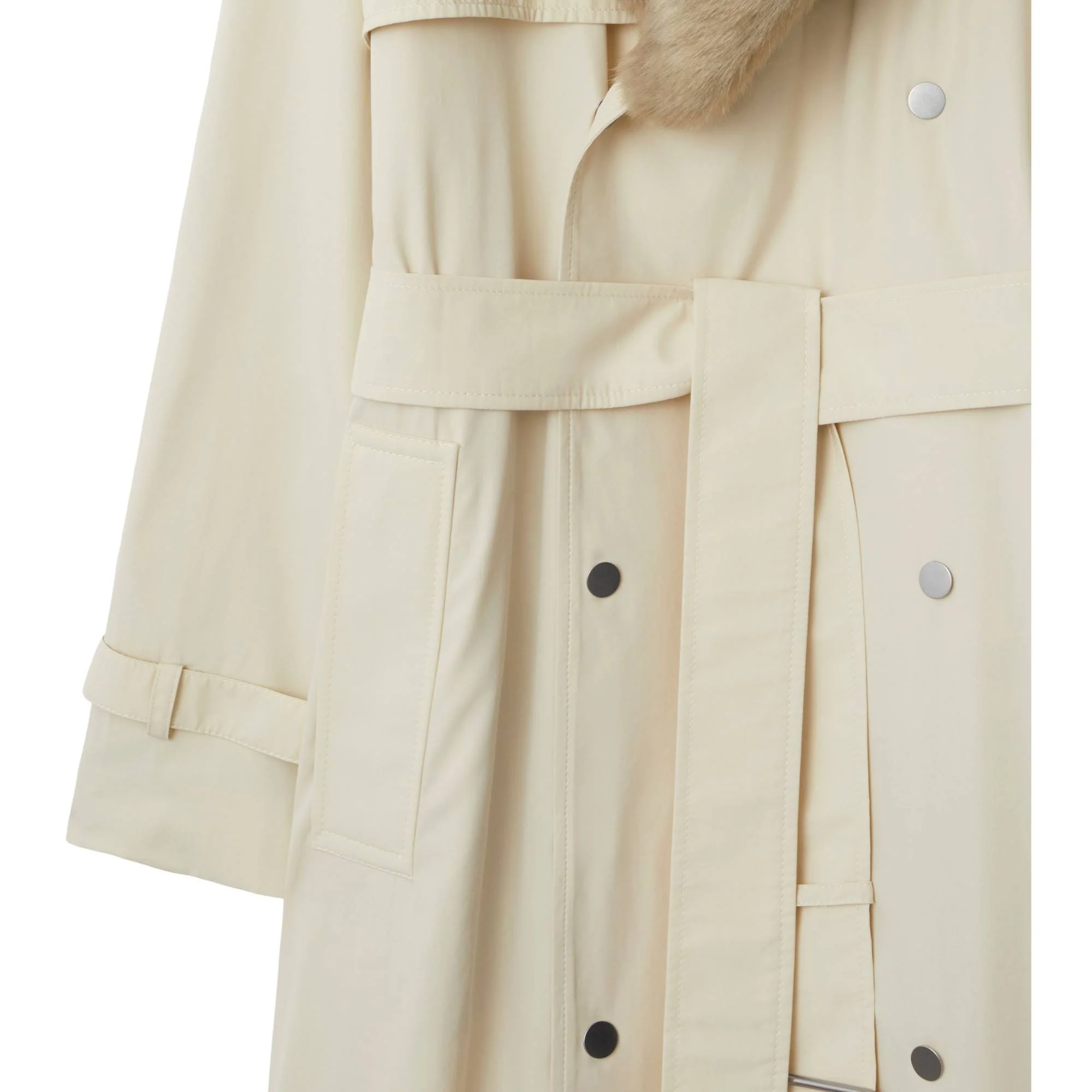 Long Kennington Trench Coat - Calico - Image 7