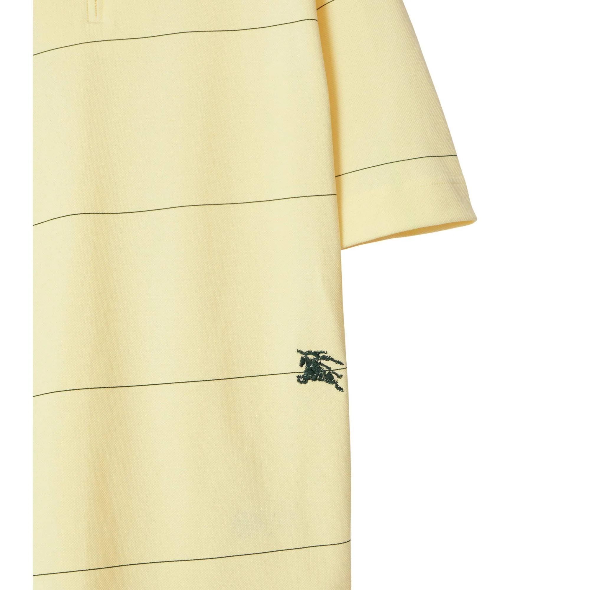 Striped Cotton Polo Shirt - Sherbet - Image 6