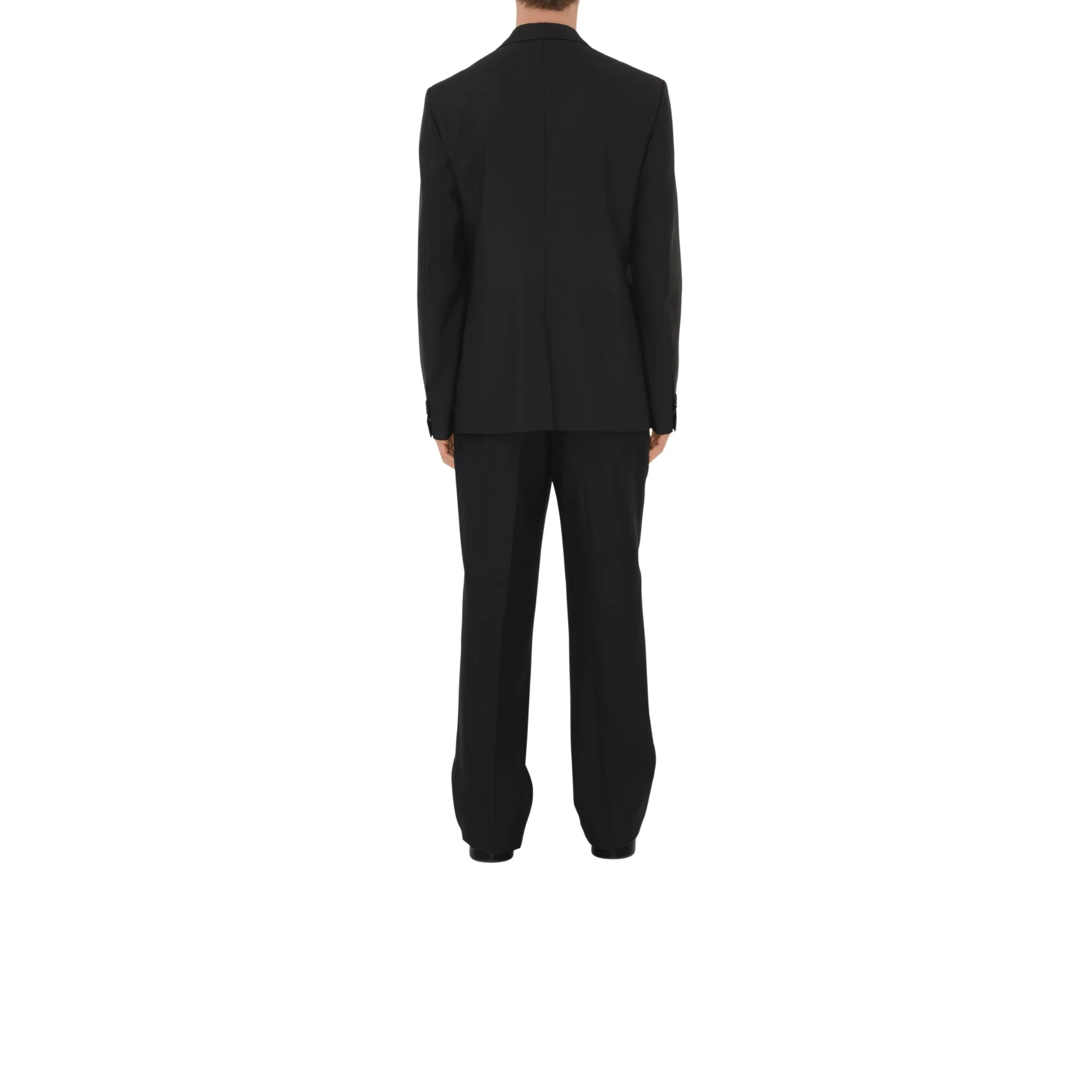 Wool Tailored Jacket - Black - Image 4