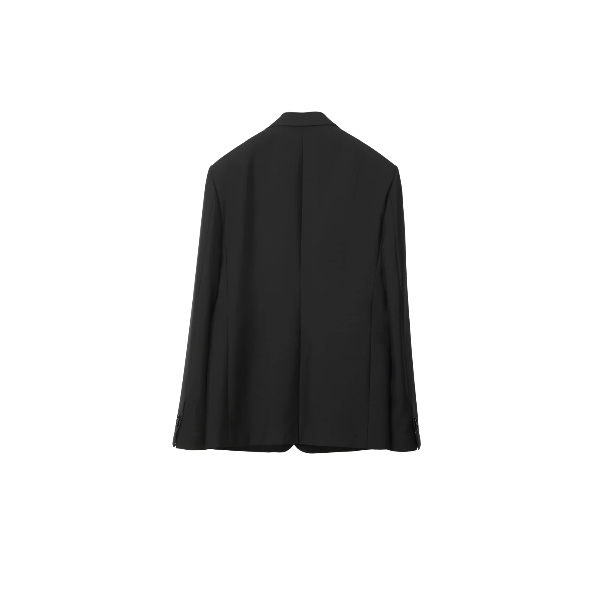 Wool Tailored Jacket - Black - Image 5