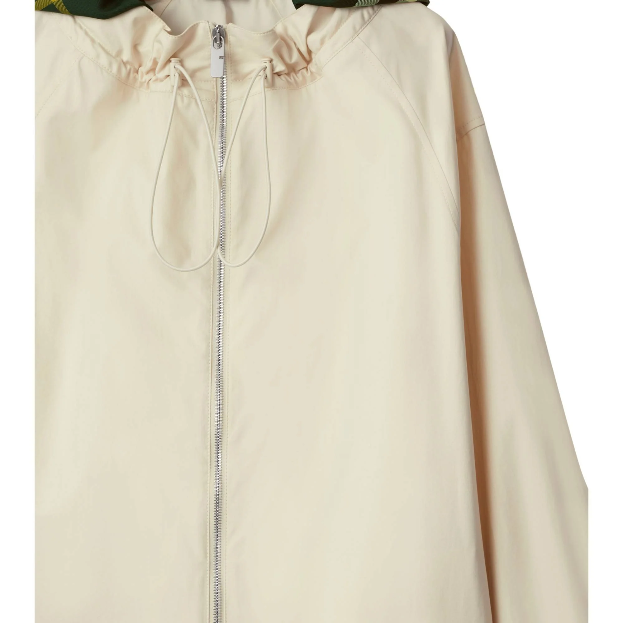 Check Hood Gabardine Parka - Soap - Image 6