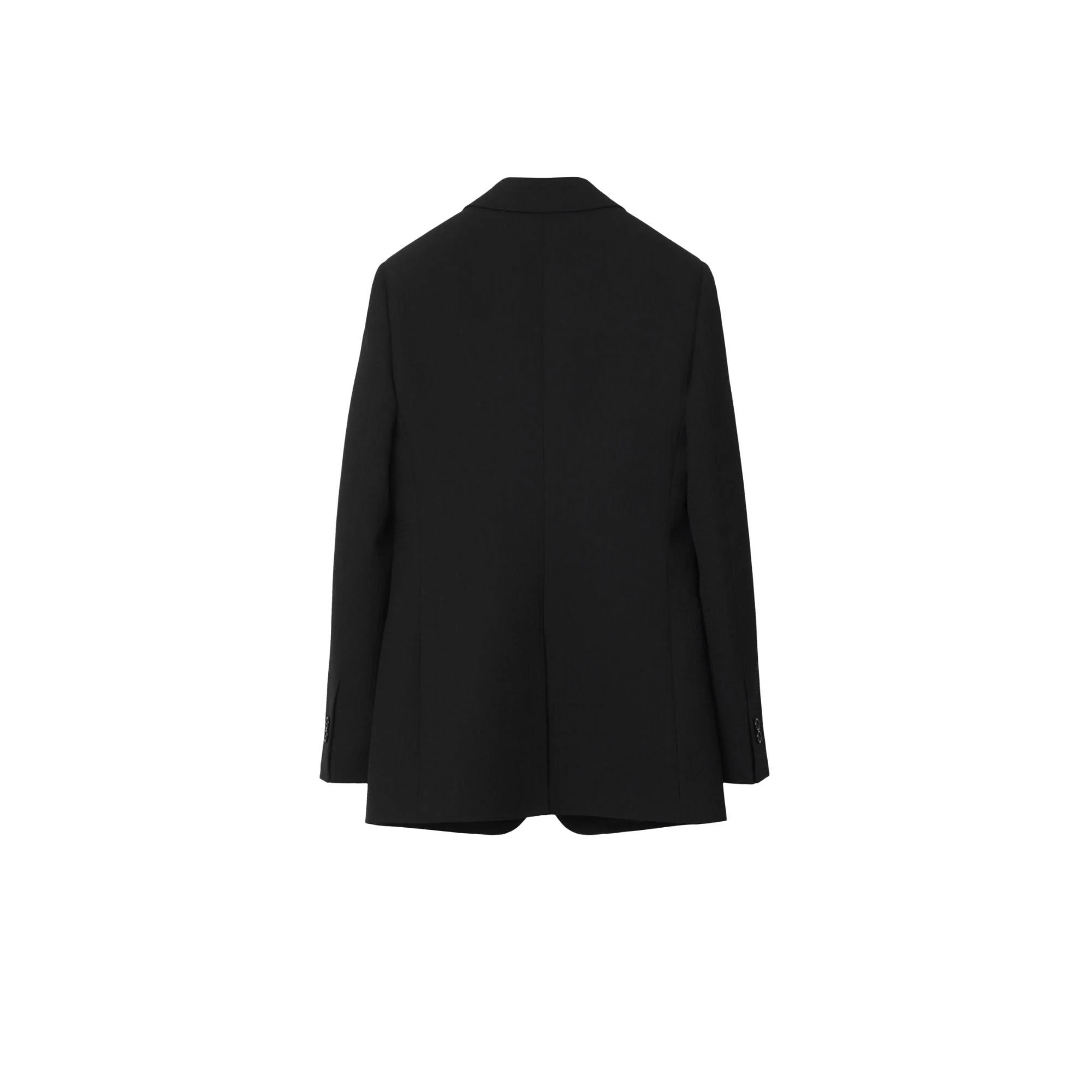 Wool Tailored Jacket - Black - Image 5