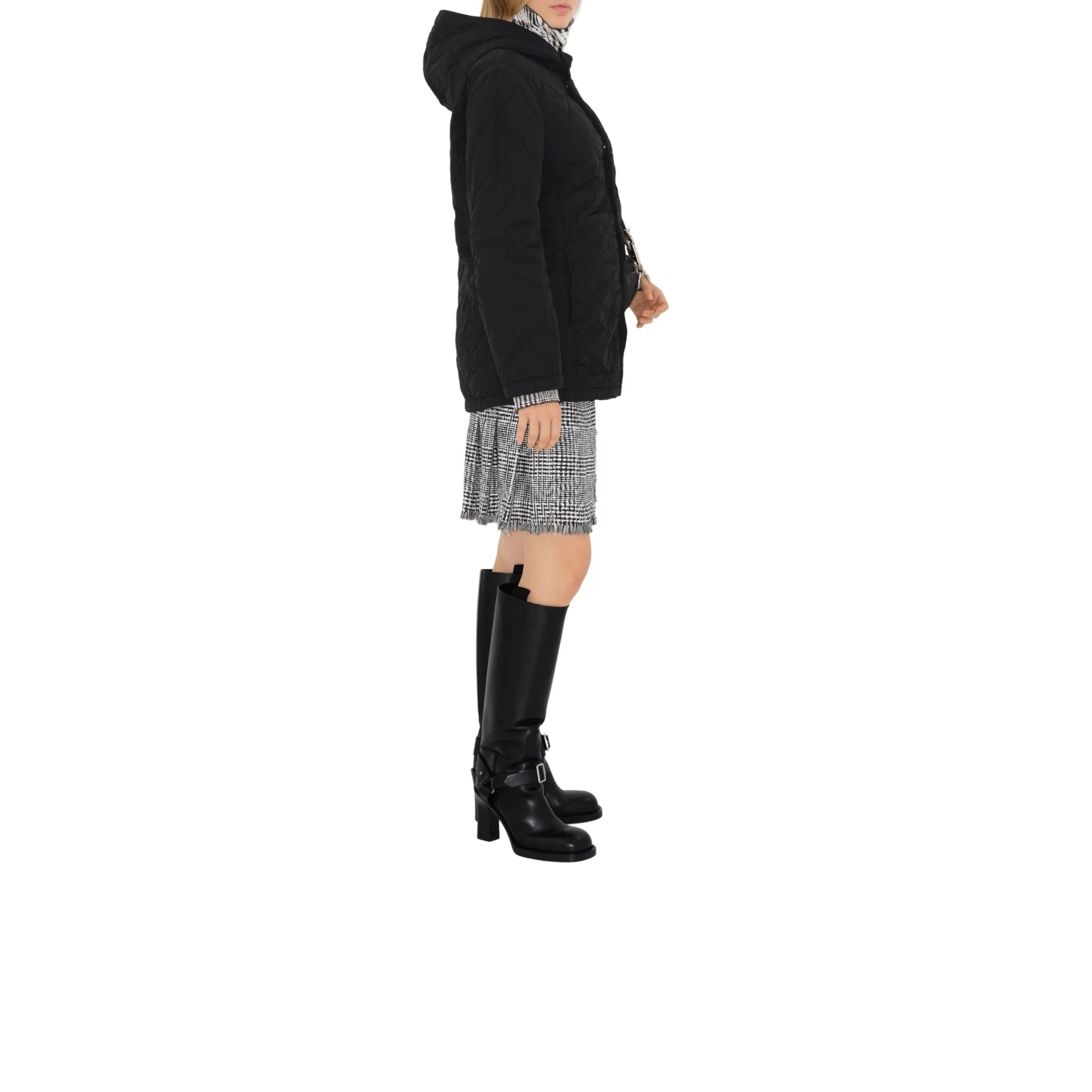 Quilted Nylon Jacket - Onyx - Image 3