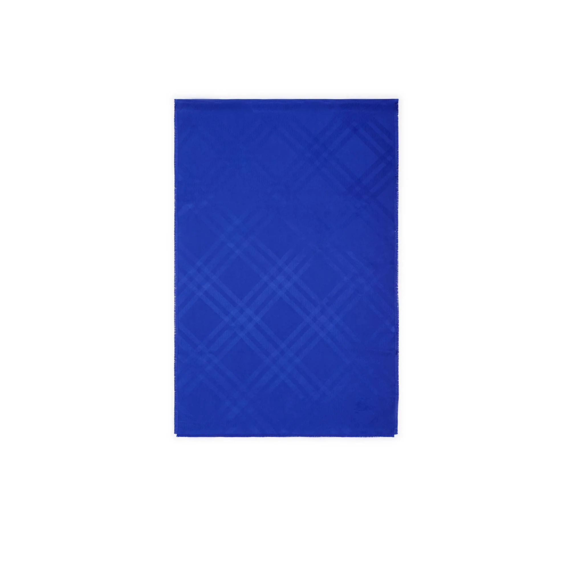 Check Silk Scarf - Knight