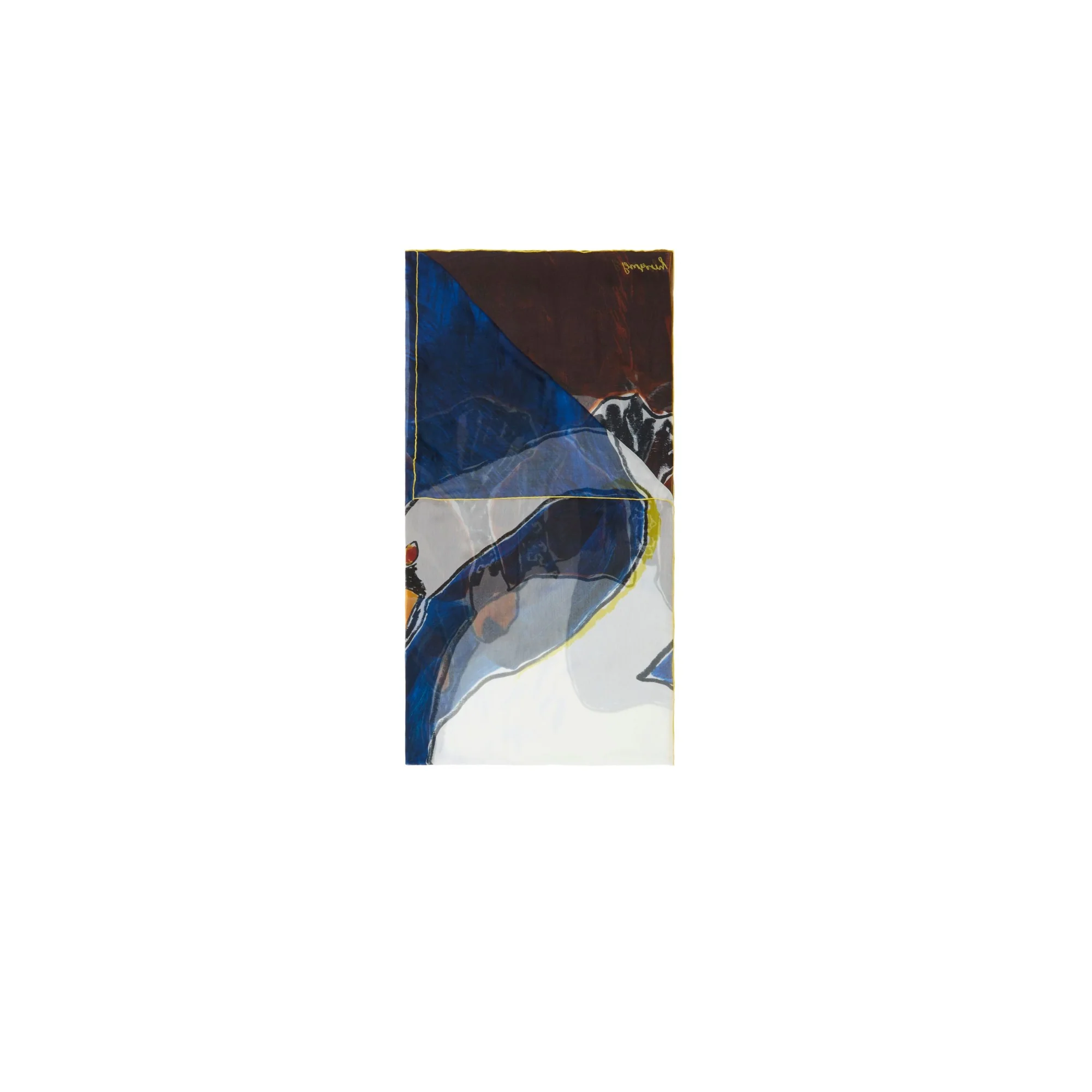 Swan Silk Scarf - Knight - Image 5