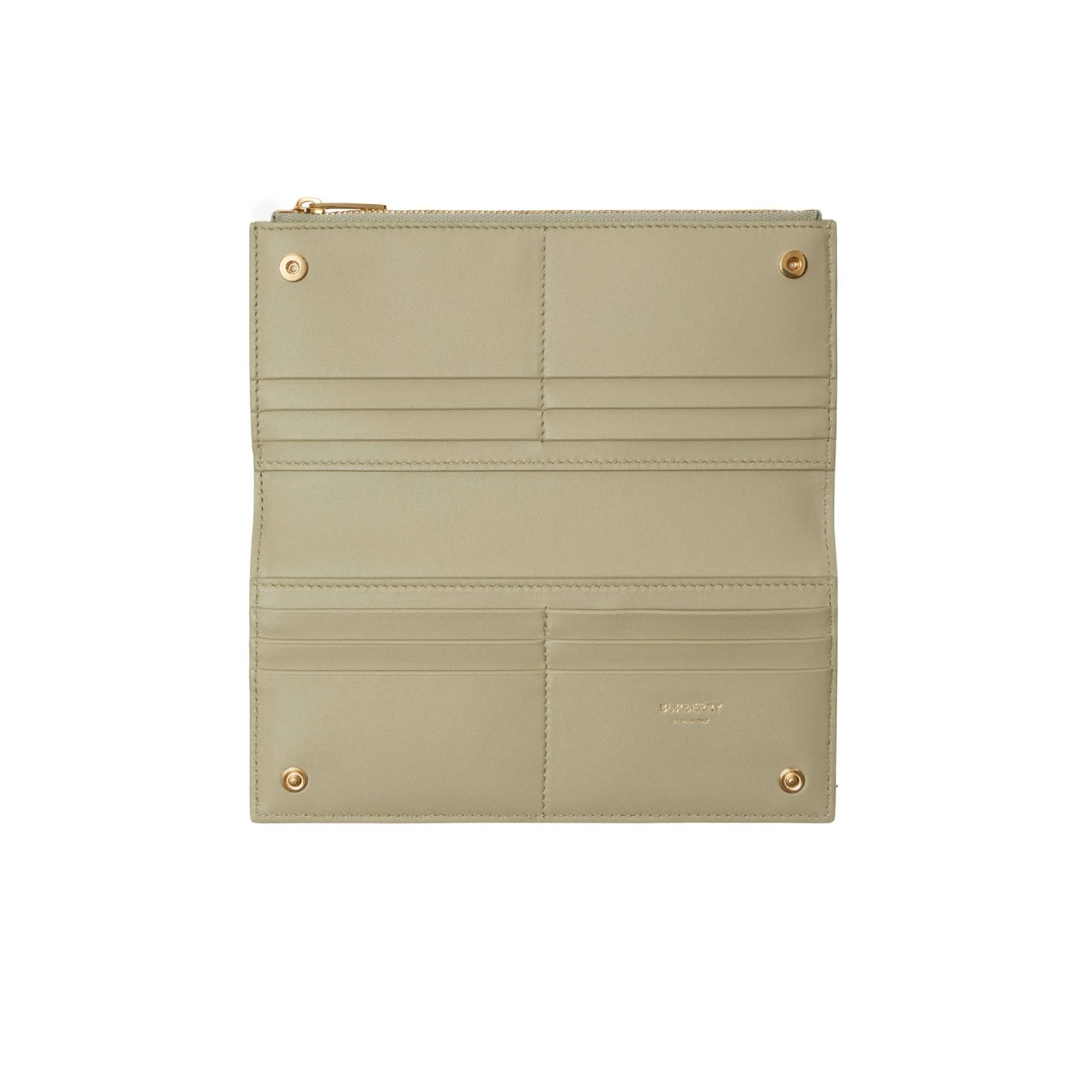 Large Check Bifold Wallet - Lichen - Image 3