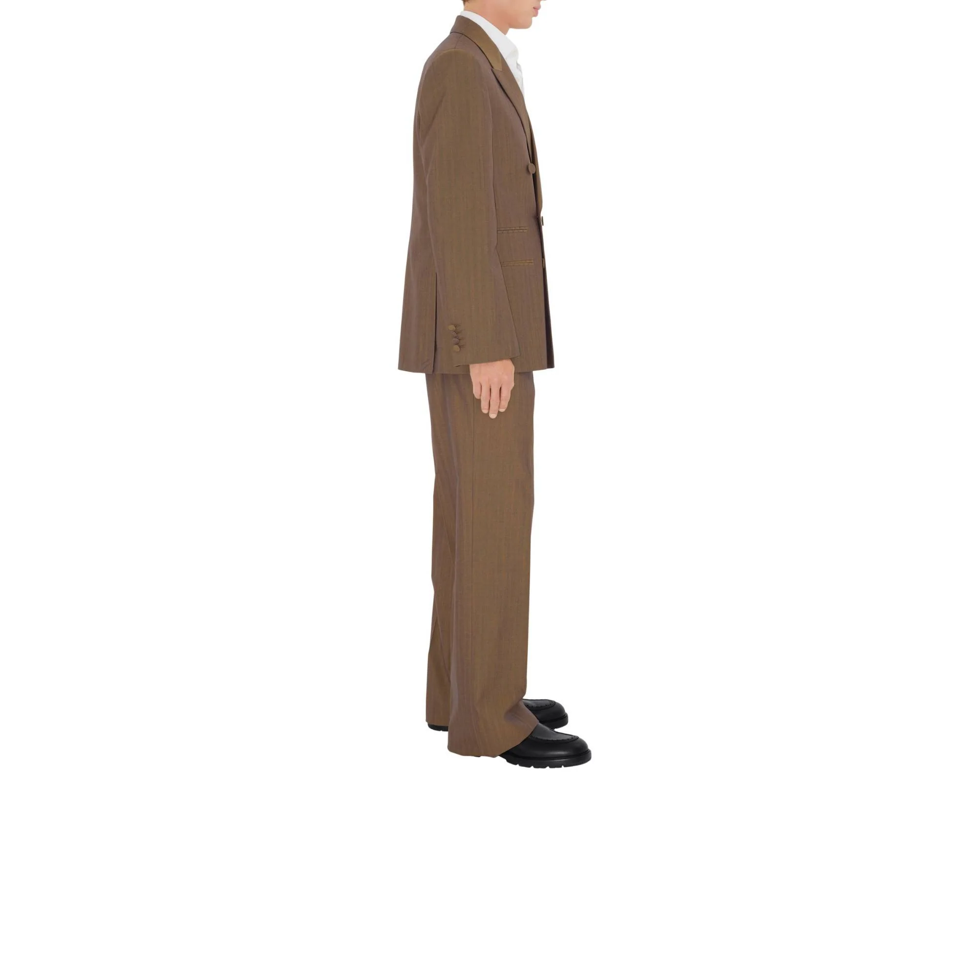 Wool Tailored Jacket - Tawny - Image 3