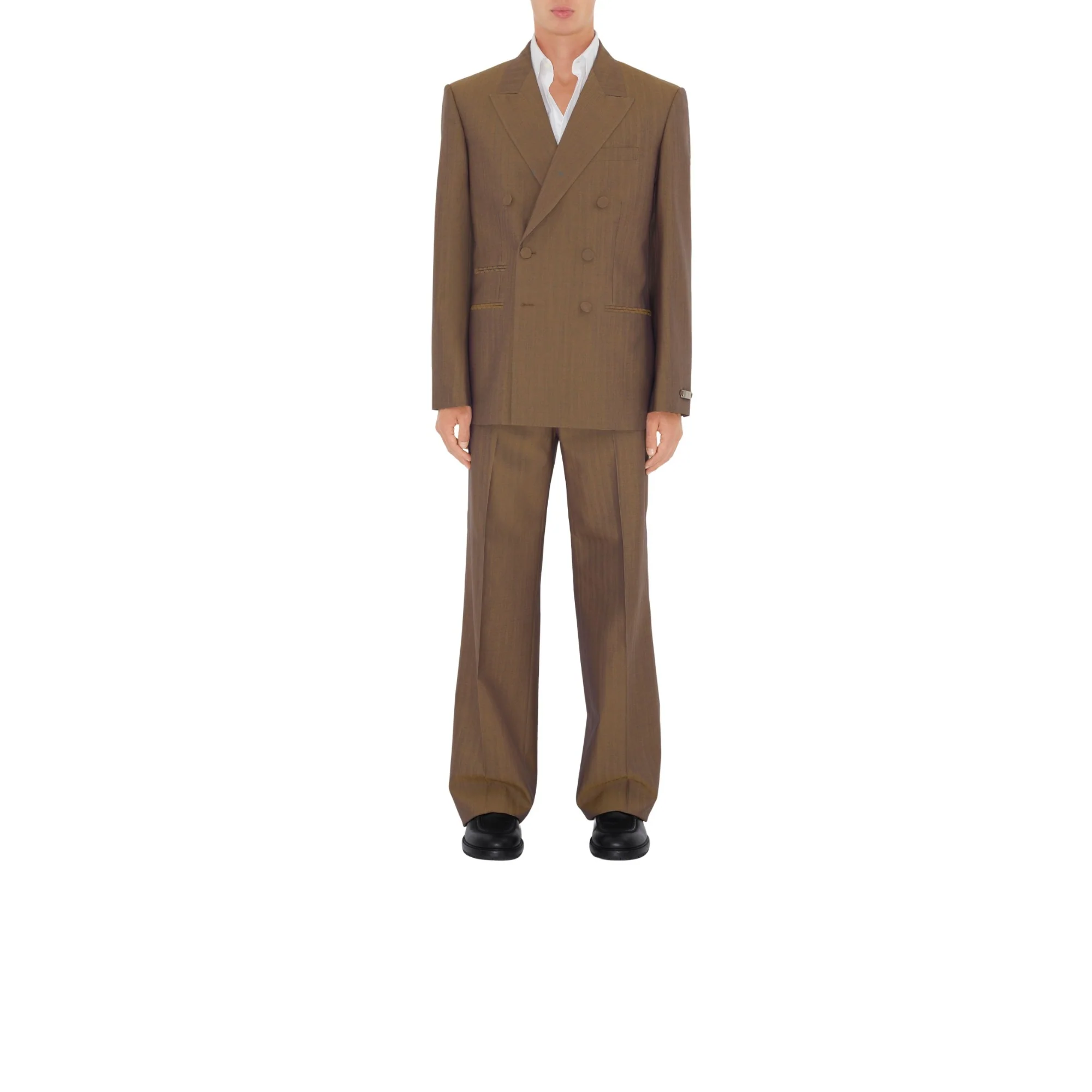 Wool Tailored Jacket - Tawny - Image 2