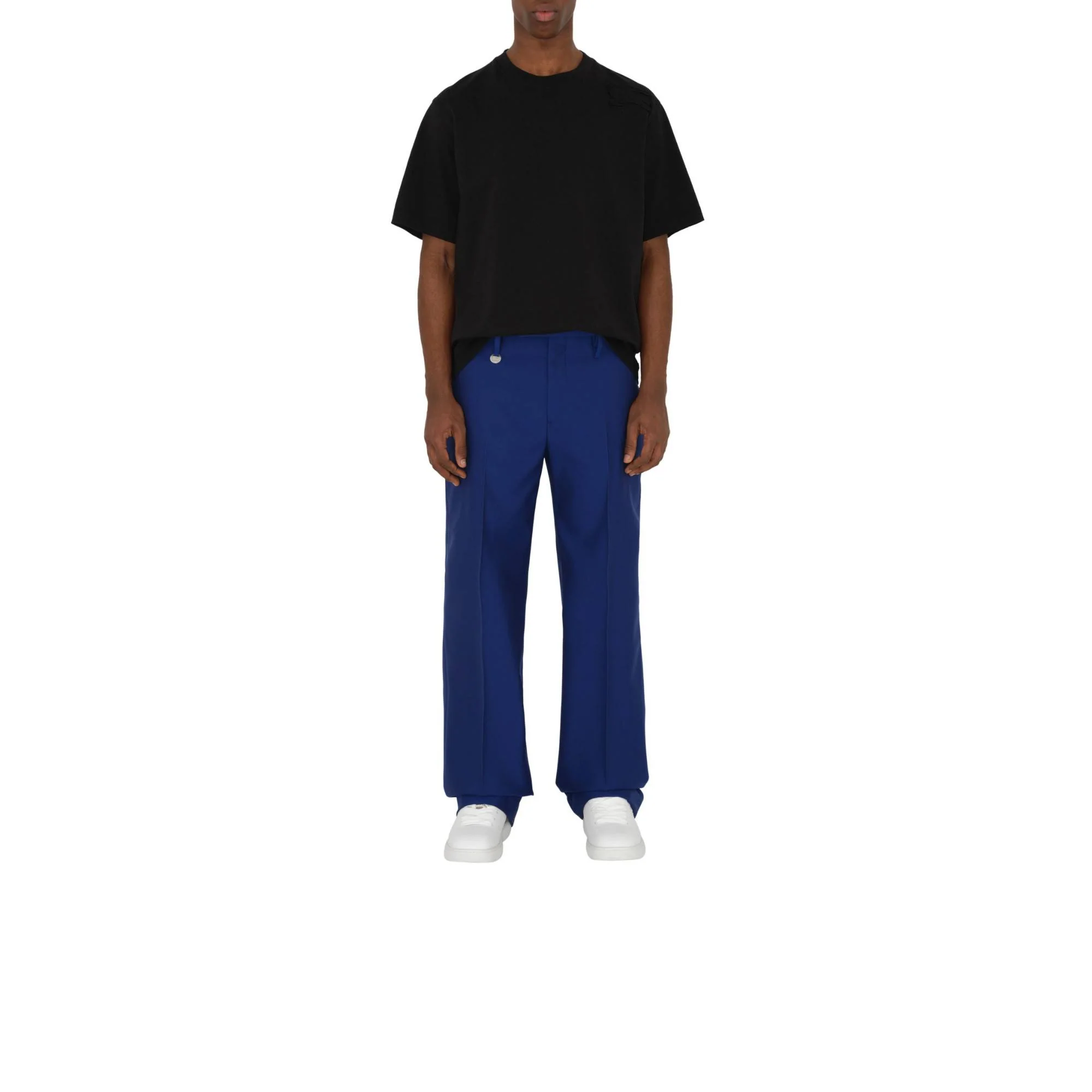 Wool Trousers - Marine - Image 2