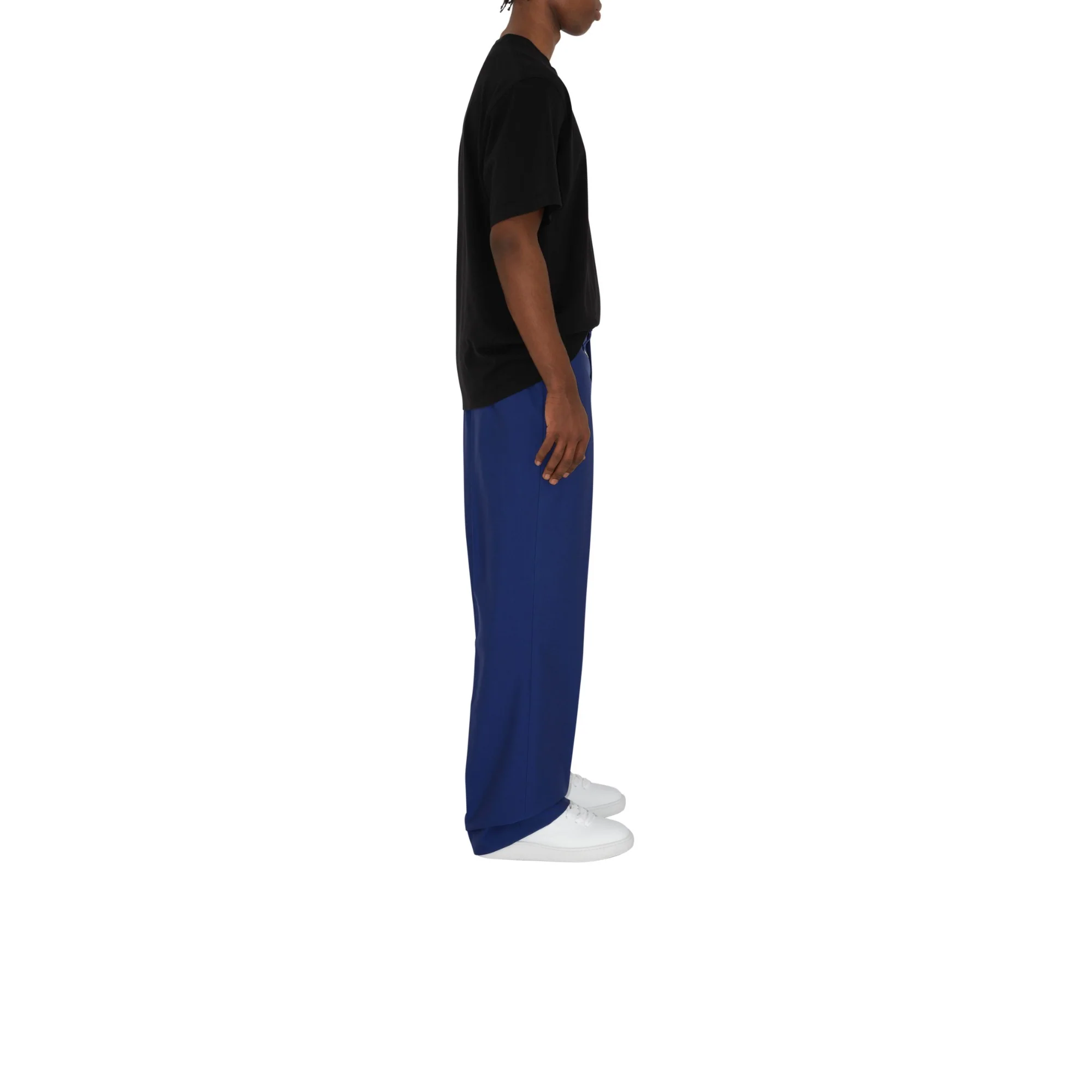 Wool Trousers - Marine - Image 3