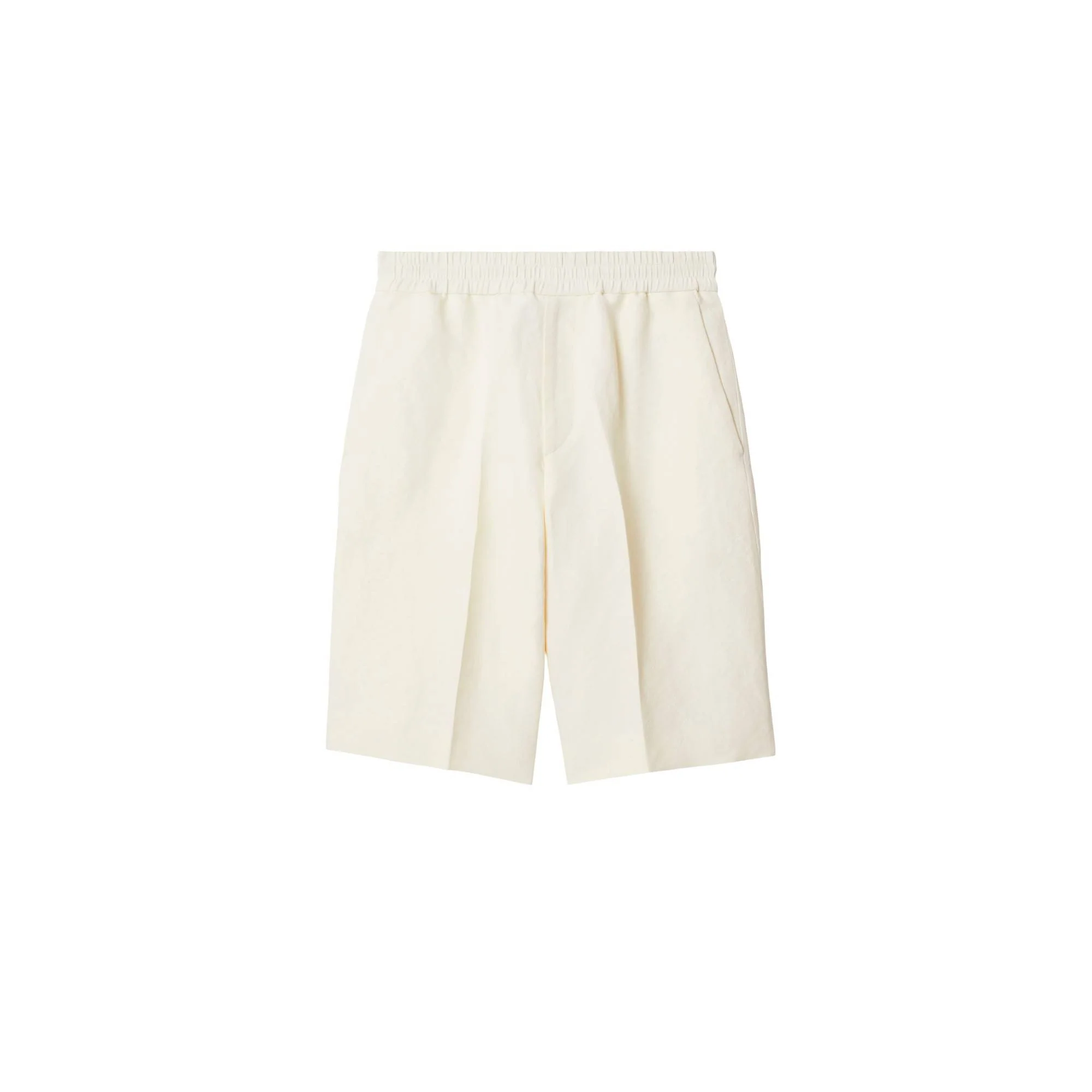 Canvas Tailored Shorts - Pearl