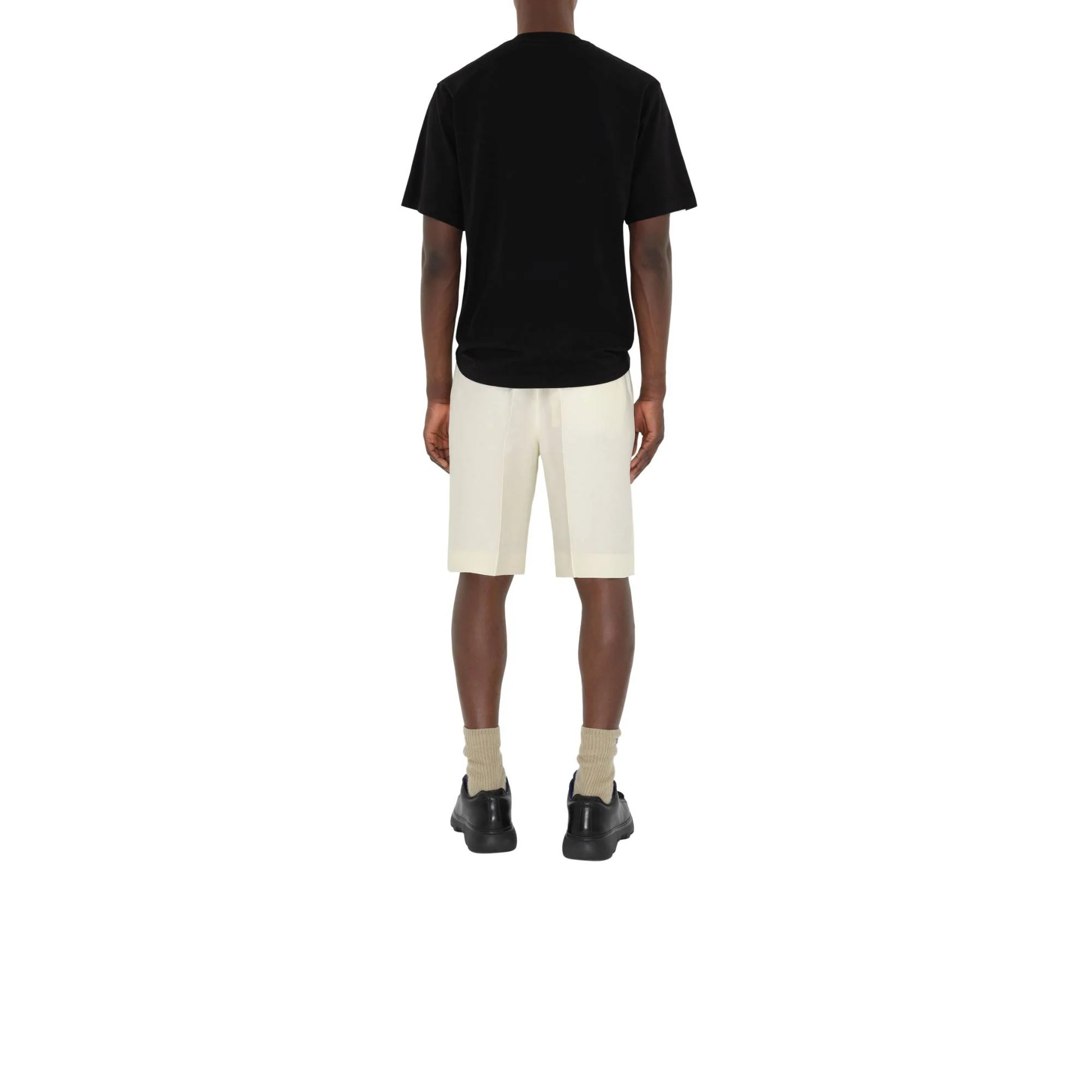 Canvas Tailored Shorts - Pearl - Image 4